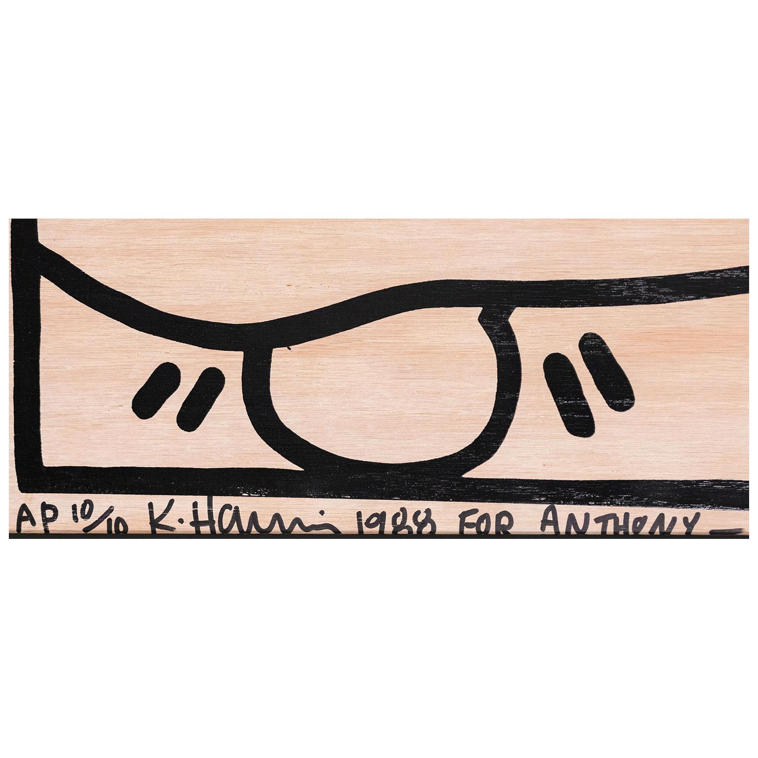 Art Attack on AIDS - Conceptual Print by Keith Haring