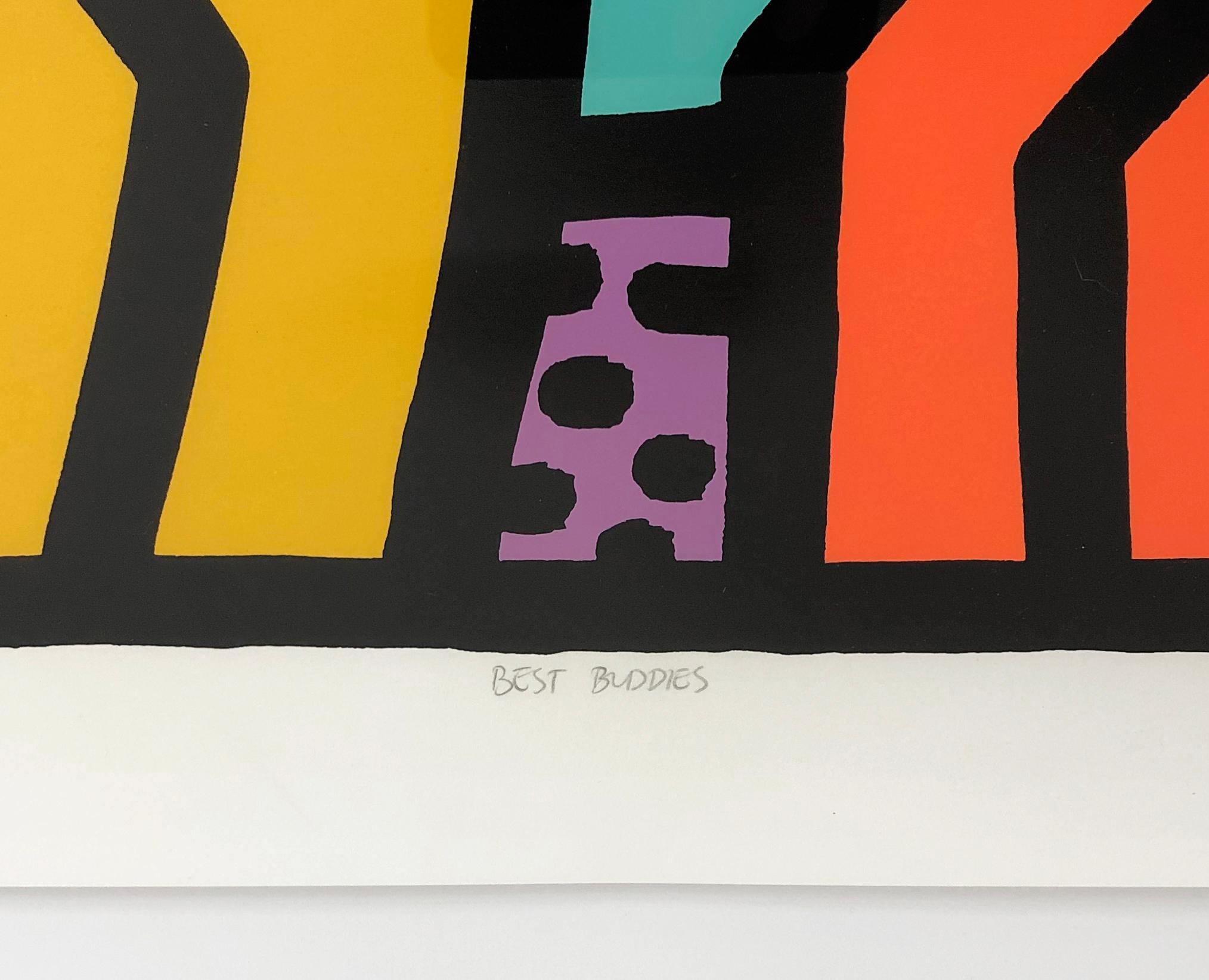 BEST BUDDIES (Pop-Art), Print, von Keith Haring