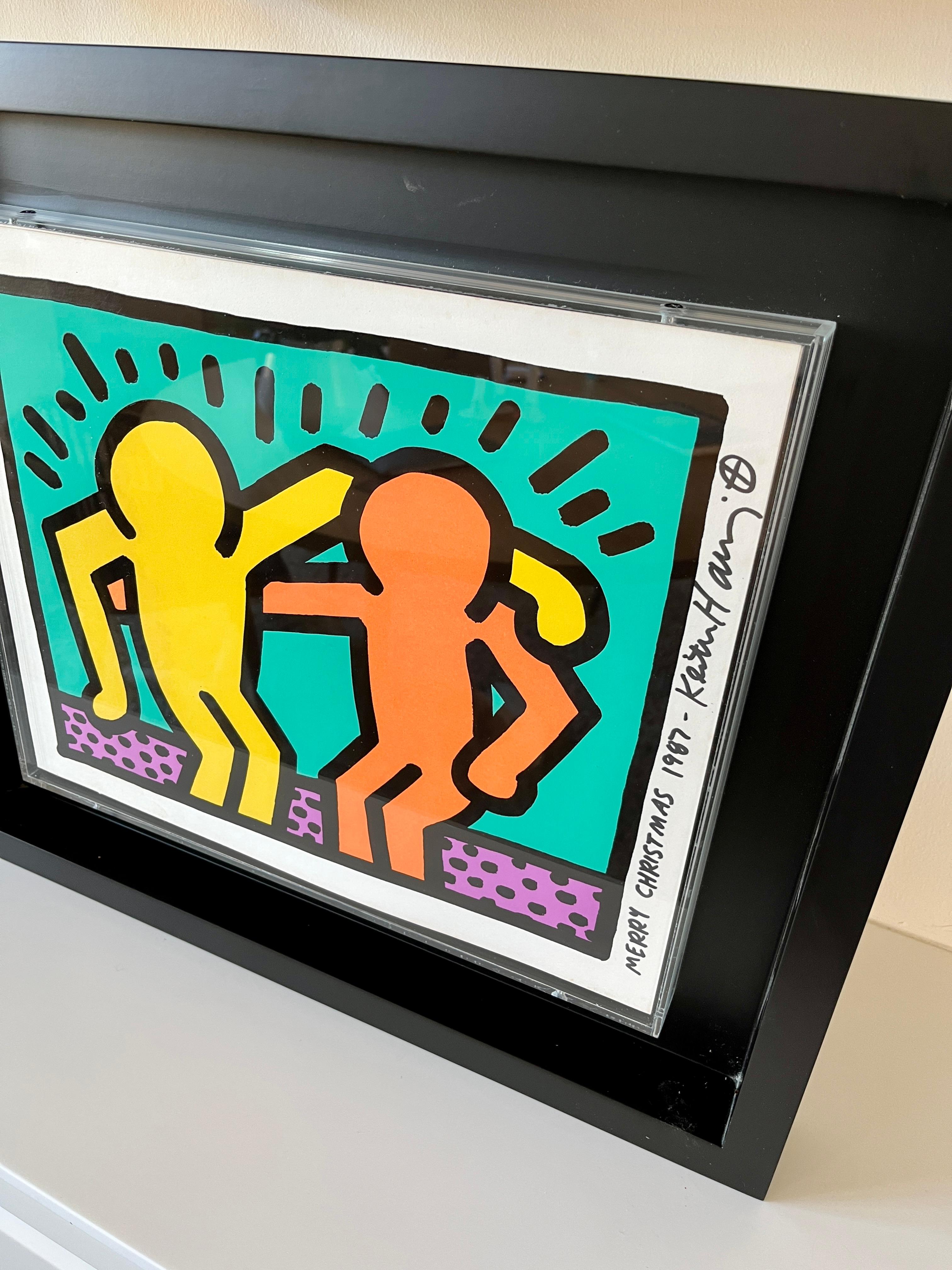 Best Buddies - Pops Shop 1. Plate 1. - Print by Keith Haring
