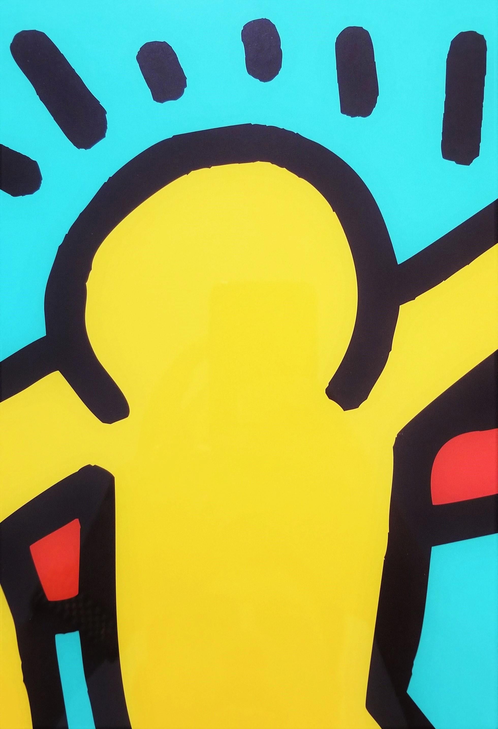 Best Buddies Poster /// Keith Haring Street Pop Art New York IDD DD gemeinnützige Organisation im Angebot 13
