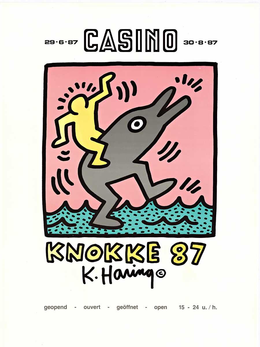Keith Haring Figurative Print - CASINO Knokke 87