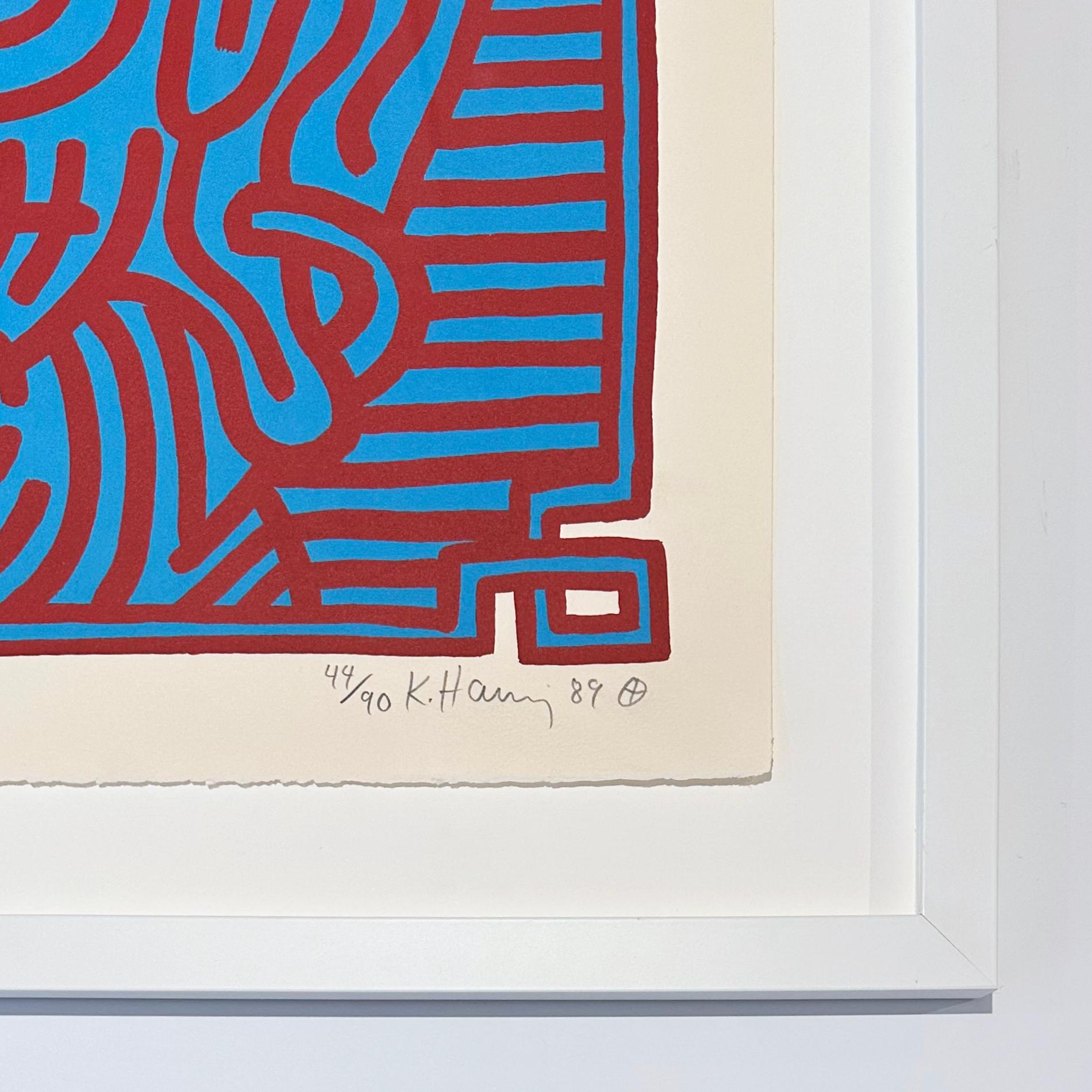 Chocolate Buddha 1 - Pop Art Print by Keith Haring