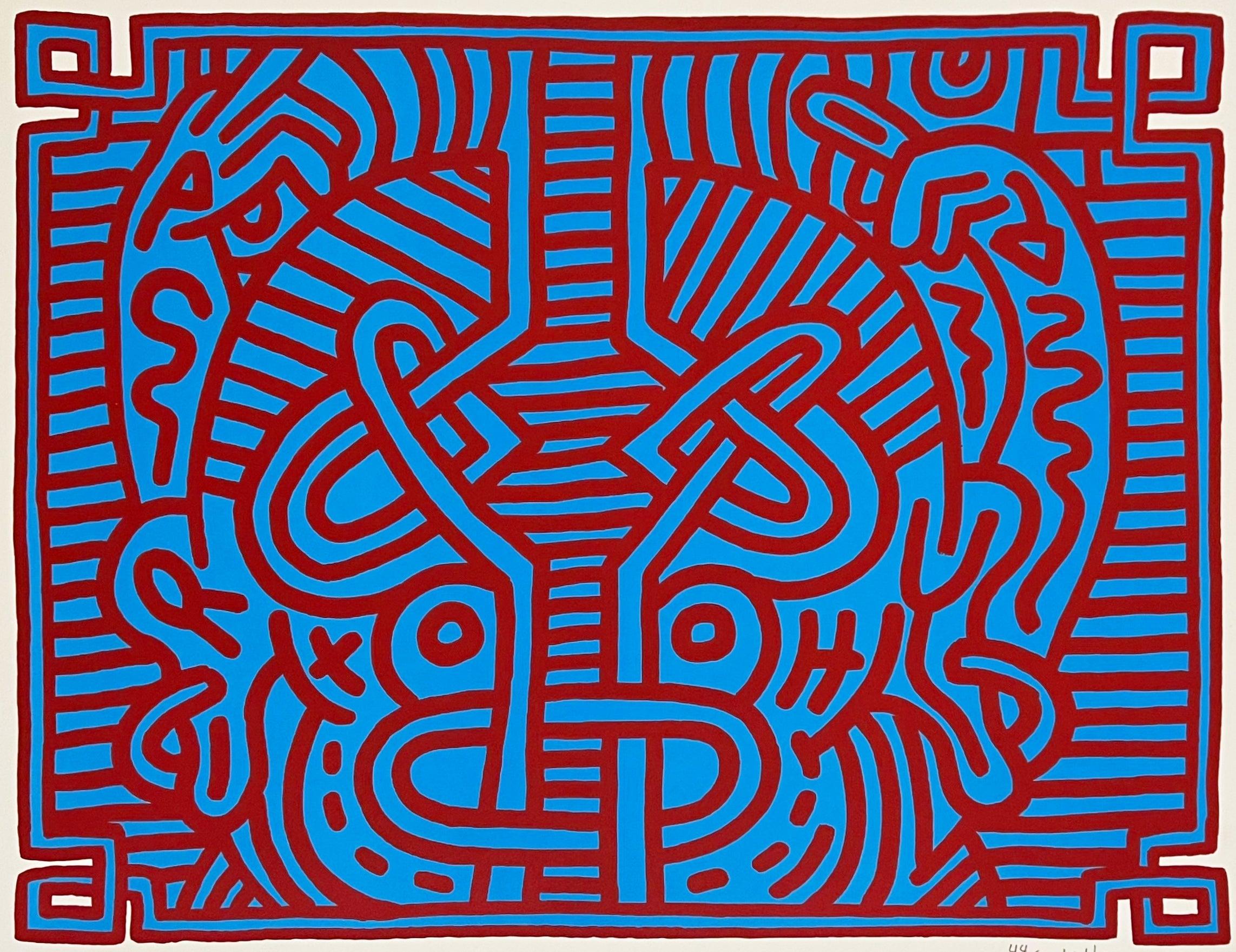 Keith Haring Abstract Print - Chocolate Buddha 1