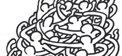 Keith Haring, Ohne Titel, aus Against All Odds, 1990