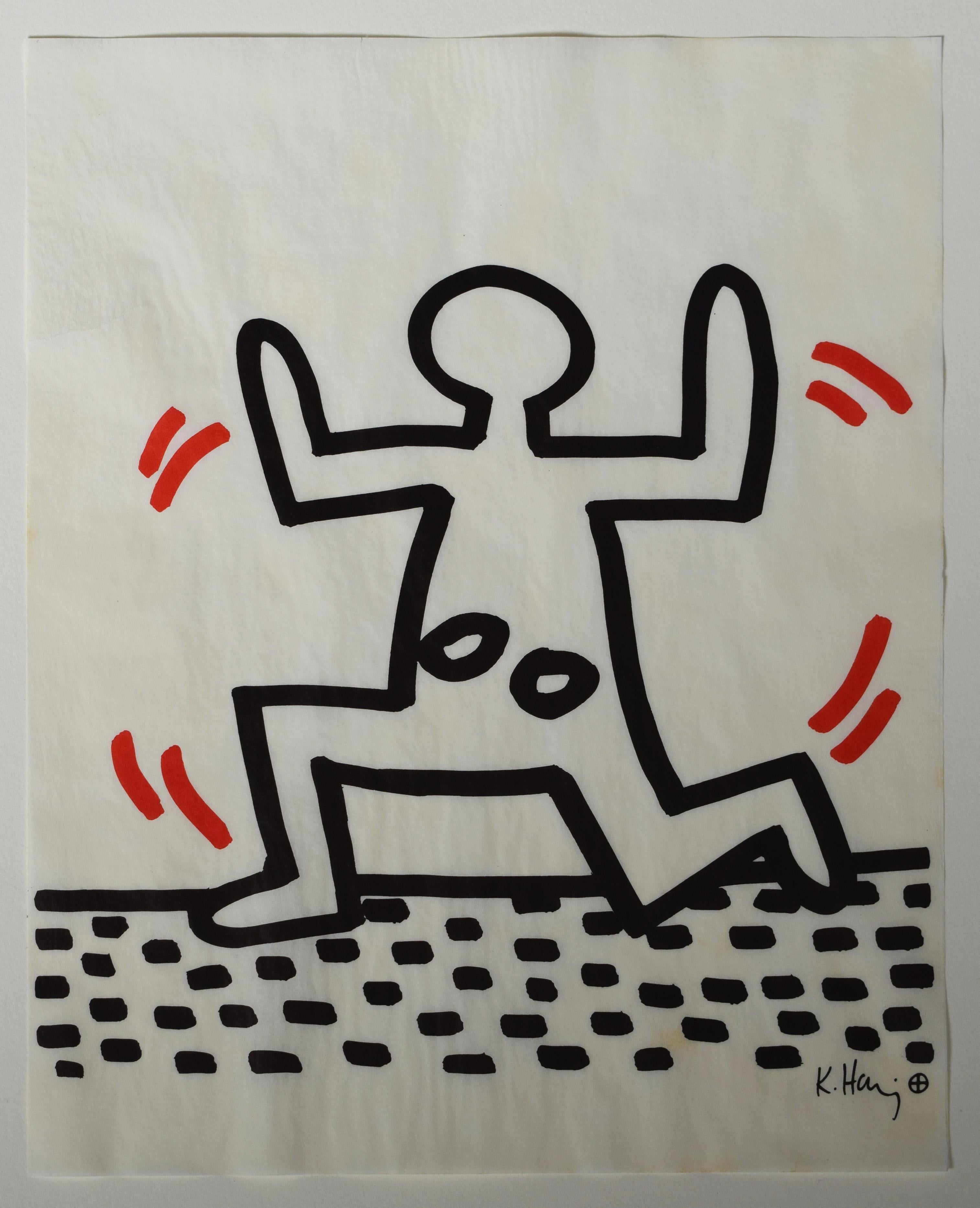 Composition V, from: Bayer Suite - Print by Keith Haring