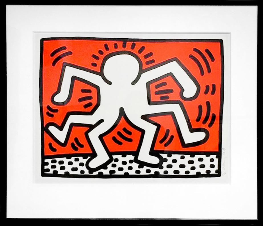 Doppelter Mann – Print von Keith Haring
