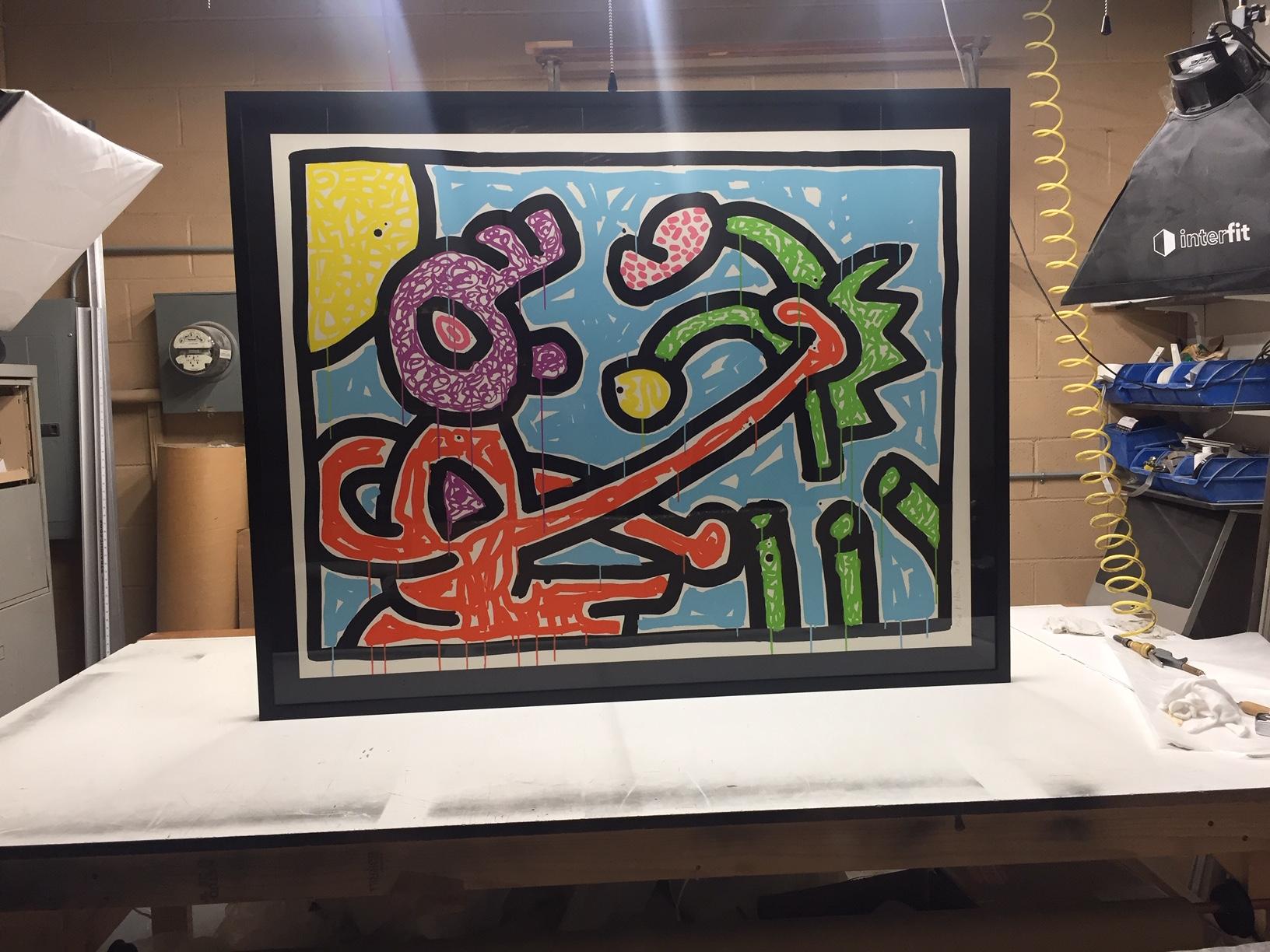 Flowers (1) - Print by Keith Haring