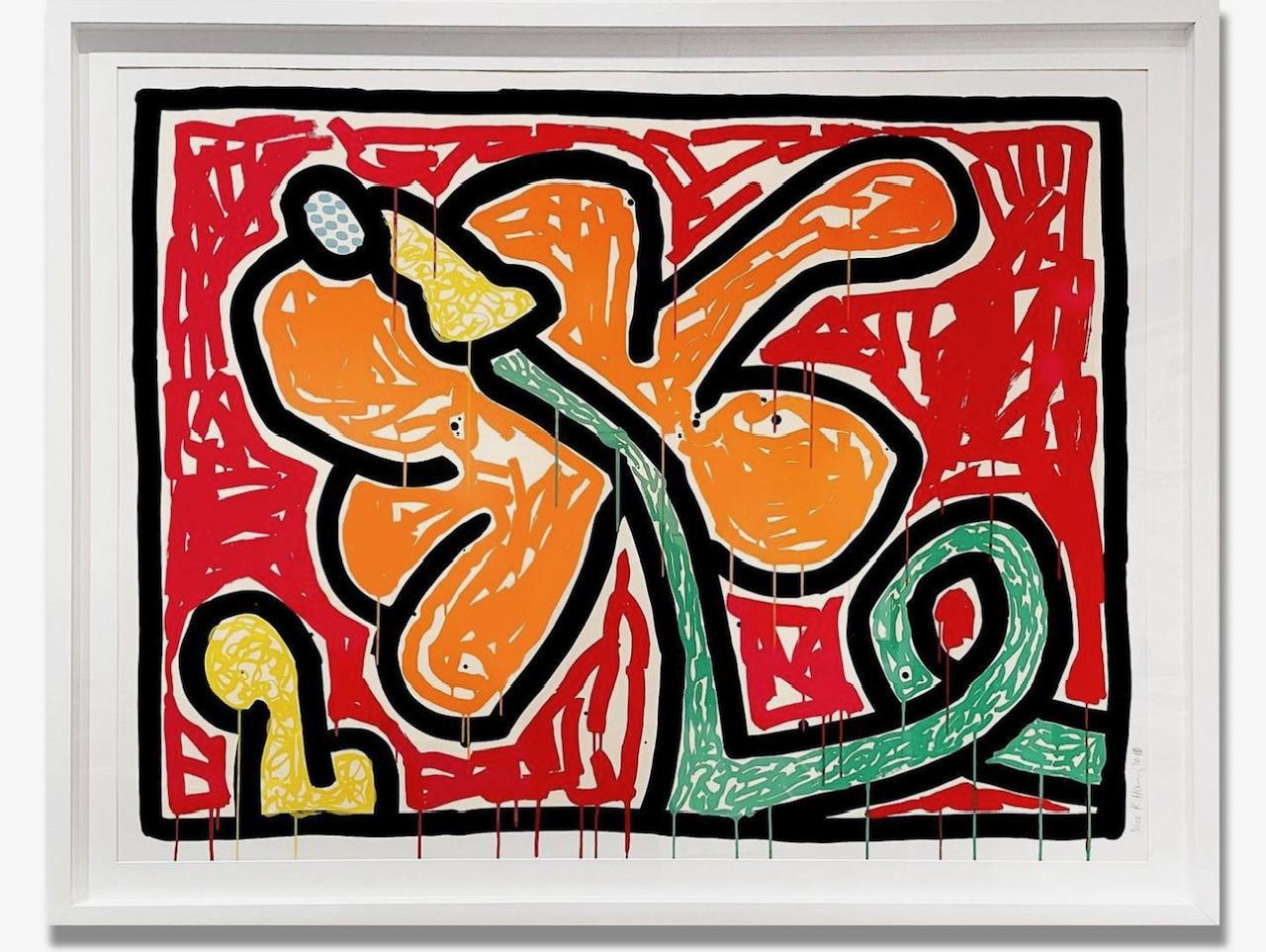 Keith Haring Abstract Print - Flowers (5)