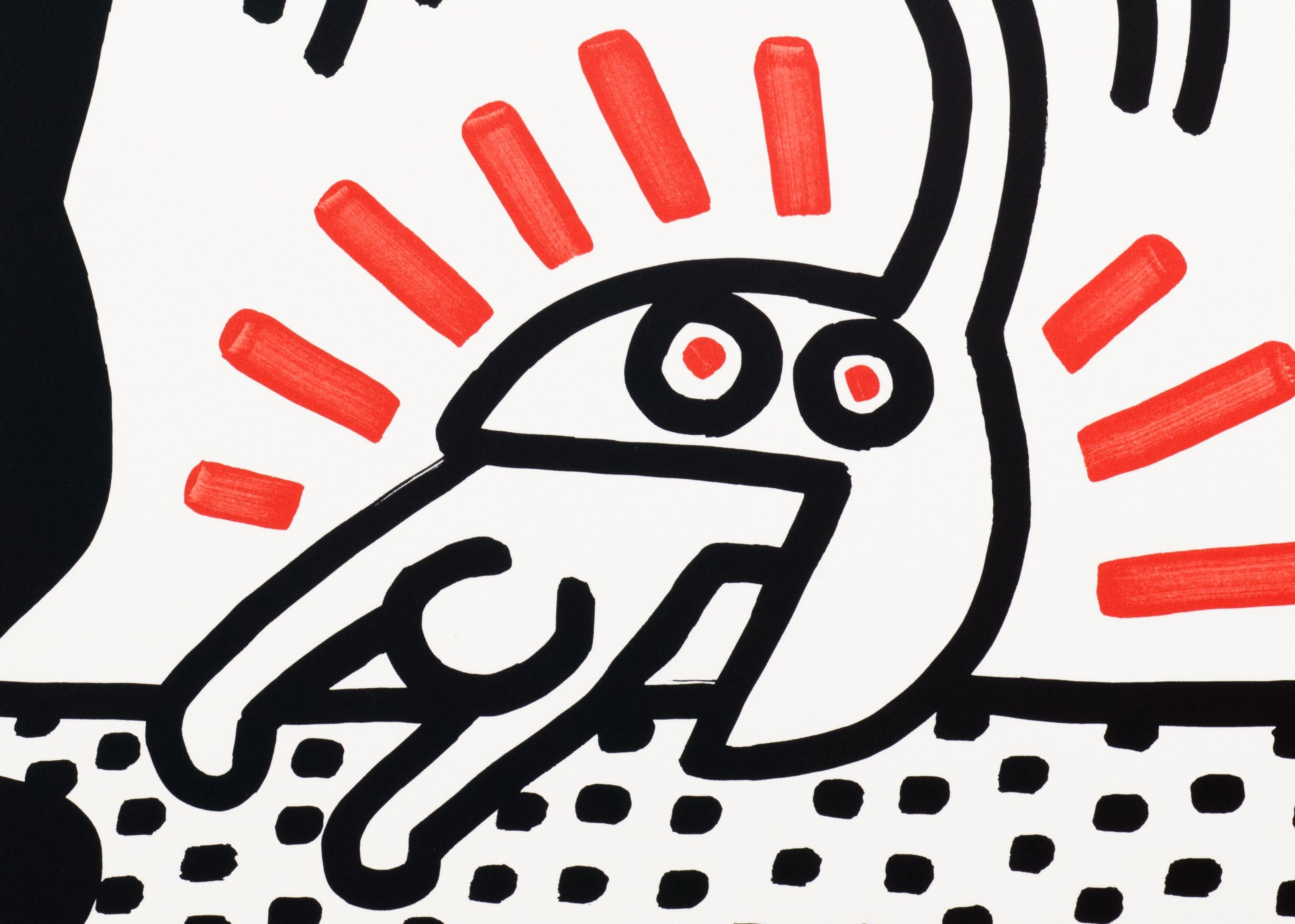 Sudáfrica Libre (nº 1), 1985 - Print Arte pop de Keith Haring