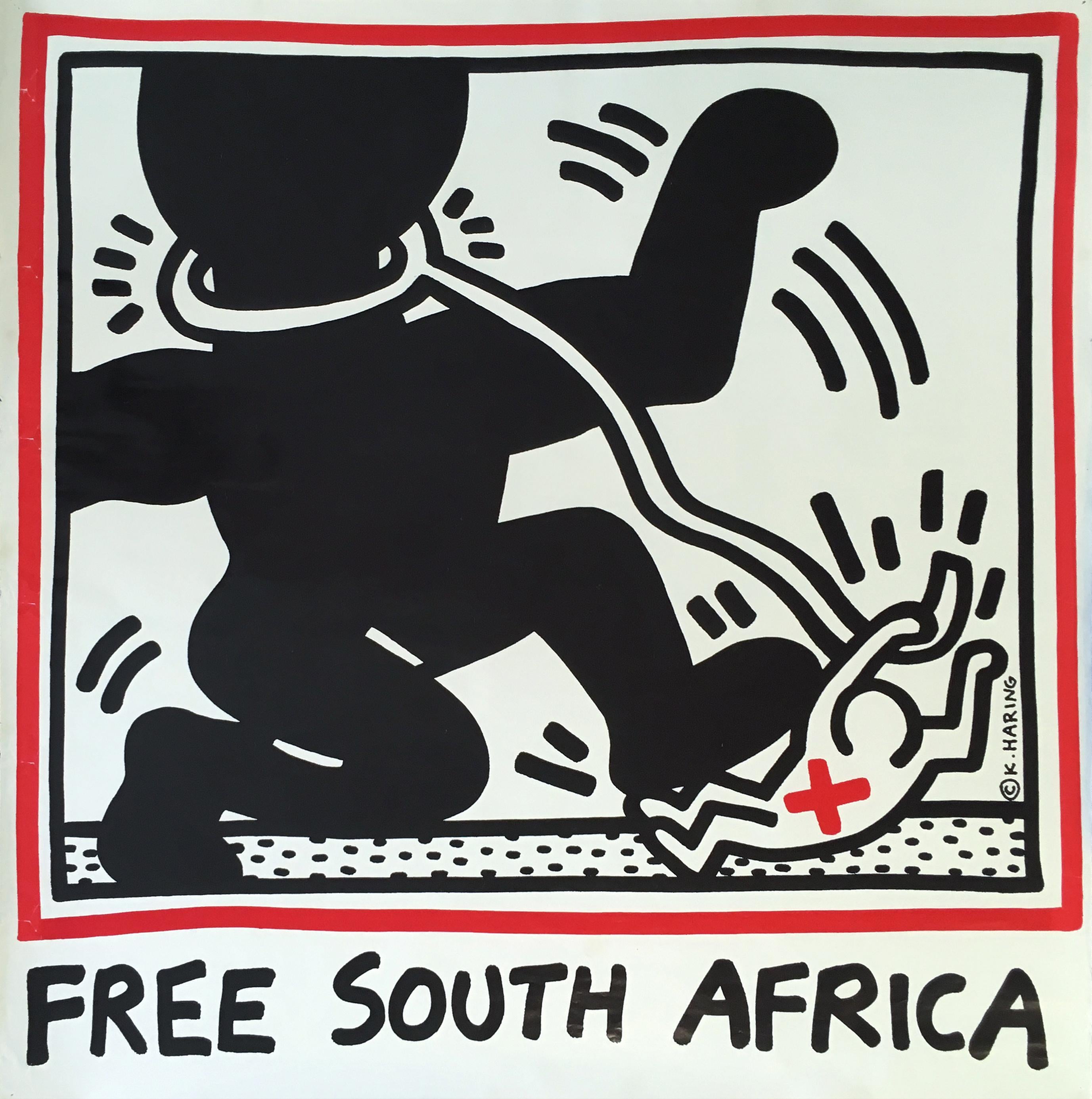 Keith Haring Abstract Print - Free South Africa