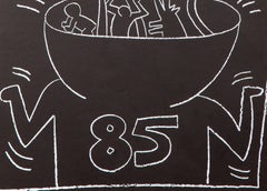 Affiche de l'exposition Pop Art Primeval de Keith Haring