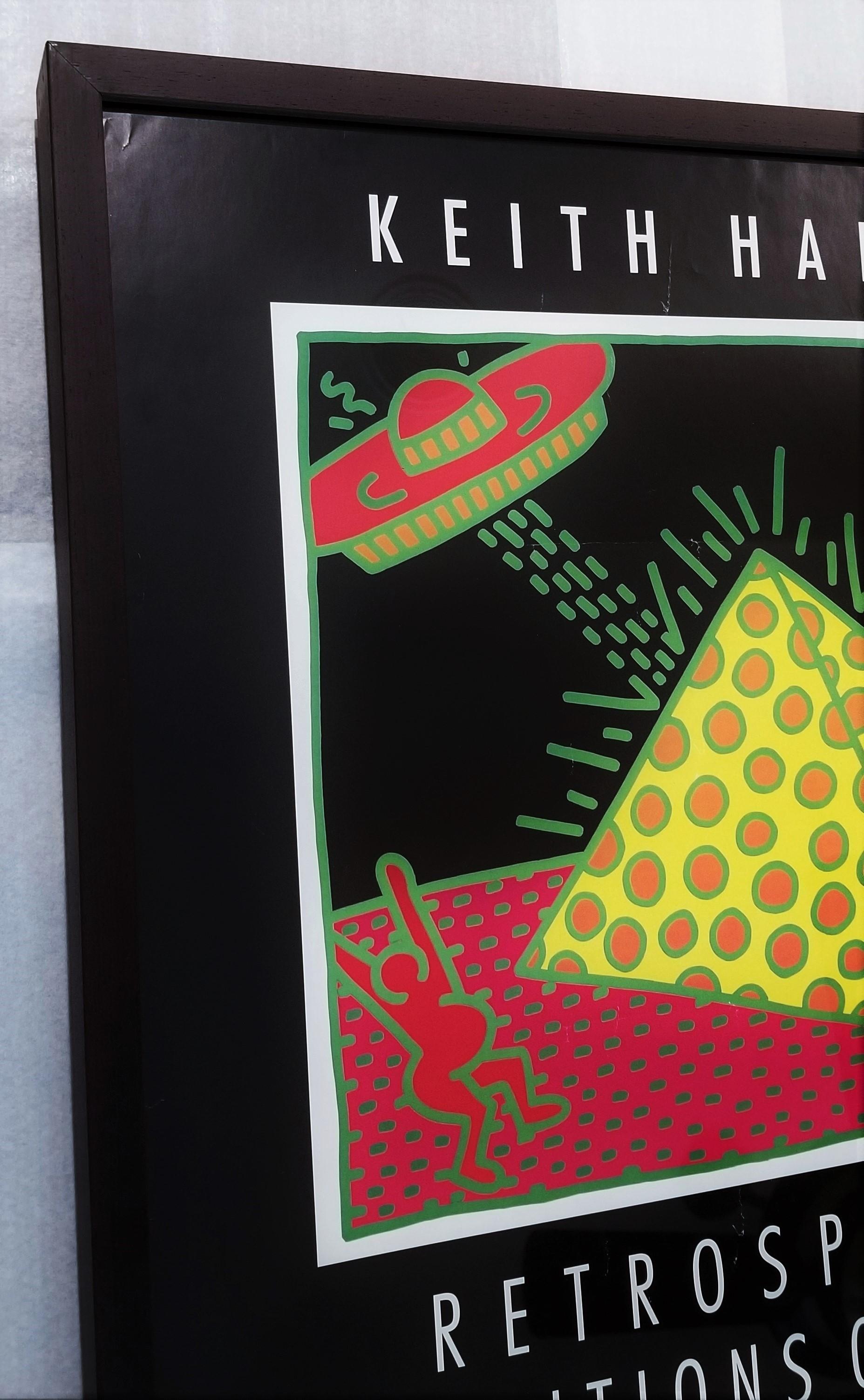 Galerie Littmann (Keith Haring: Retrospektive Editionen auf Papier) Poster /// Pop im Angebot 4