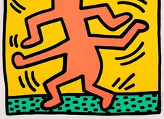 Growing 1 Screen Print by Keith Haring, 1980s, New Wave Style, Signed