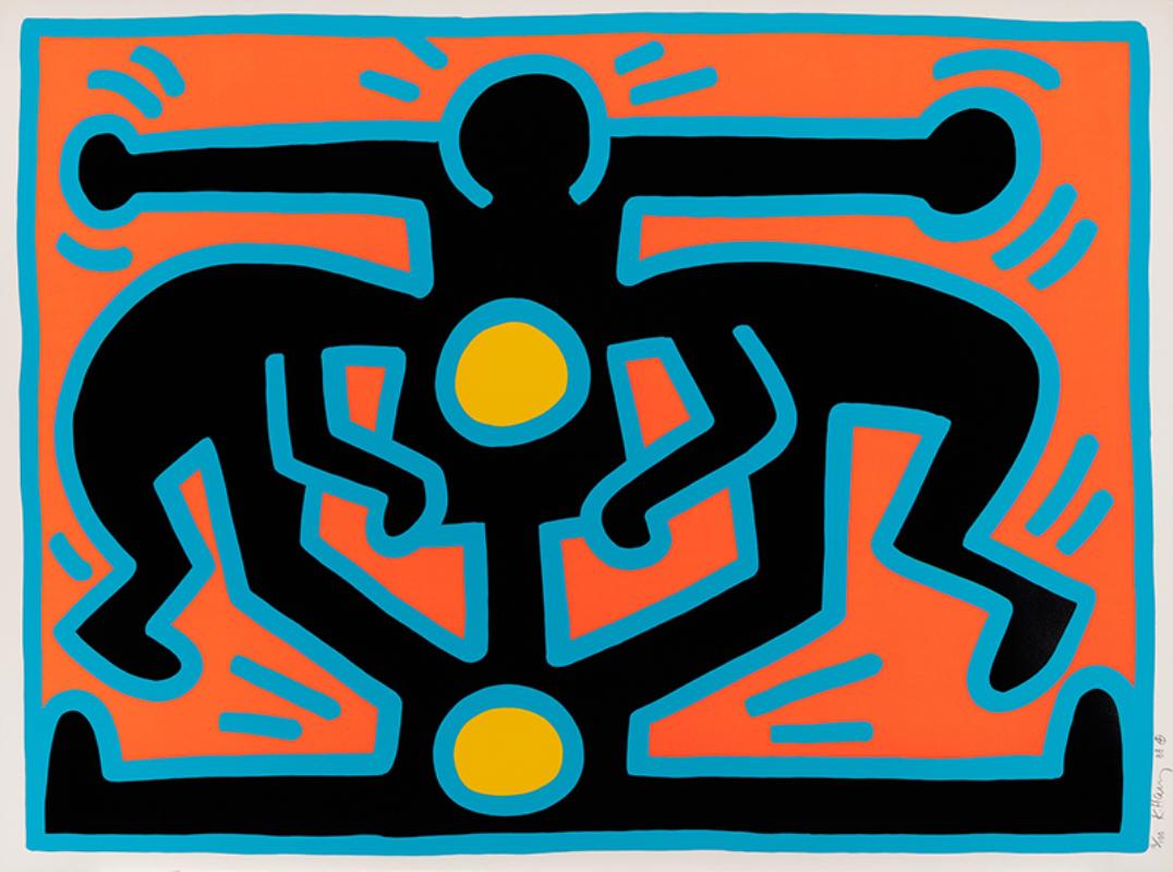 Keith Haring Figurative Print - Growing #2
