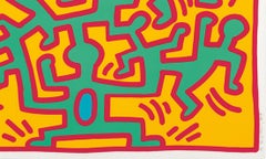 Growing 2 Siebdruck von Keith Haring, Abstrakter Expressionist, 1988