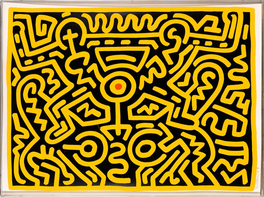 Growing #3 - Print by Keith Haring