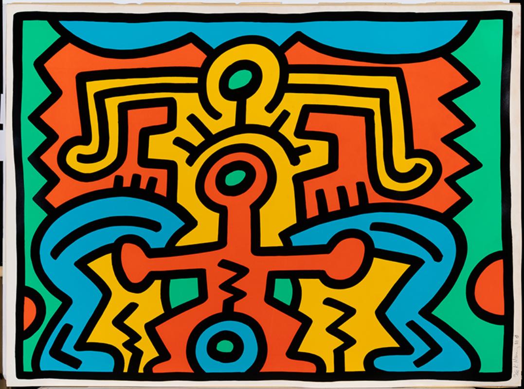 Growing #5 - Print by Keith Haring