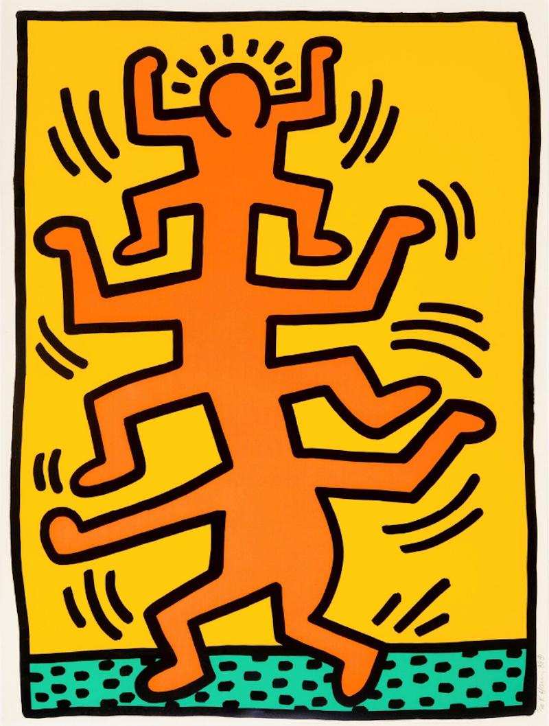 Growing I - Print by Keith Haring
