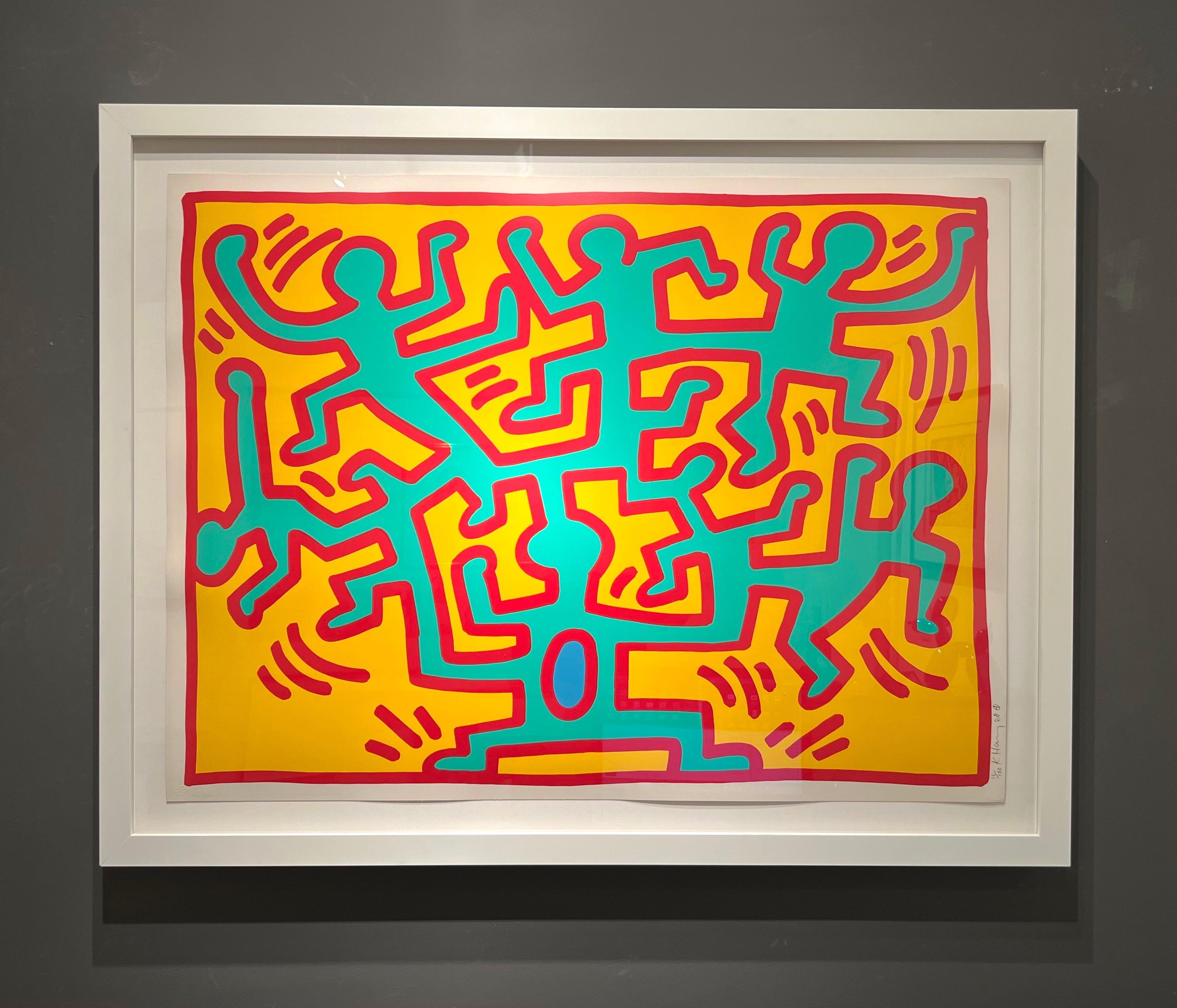 Growing II - Pop Art Print by Keith Haring