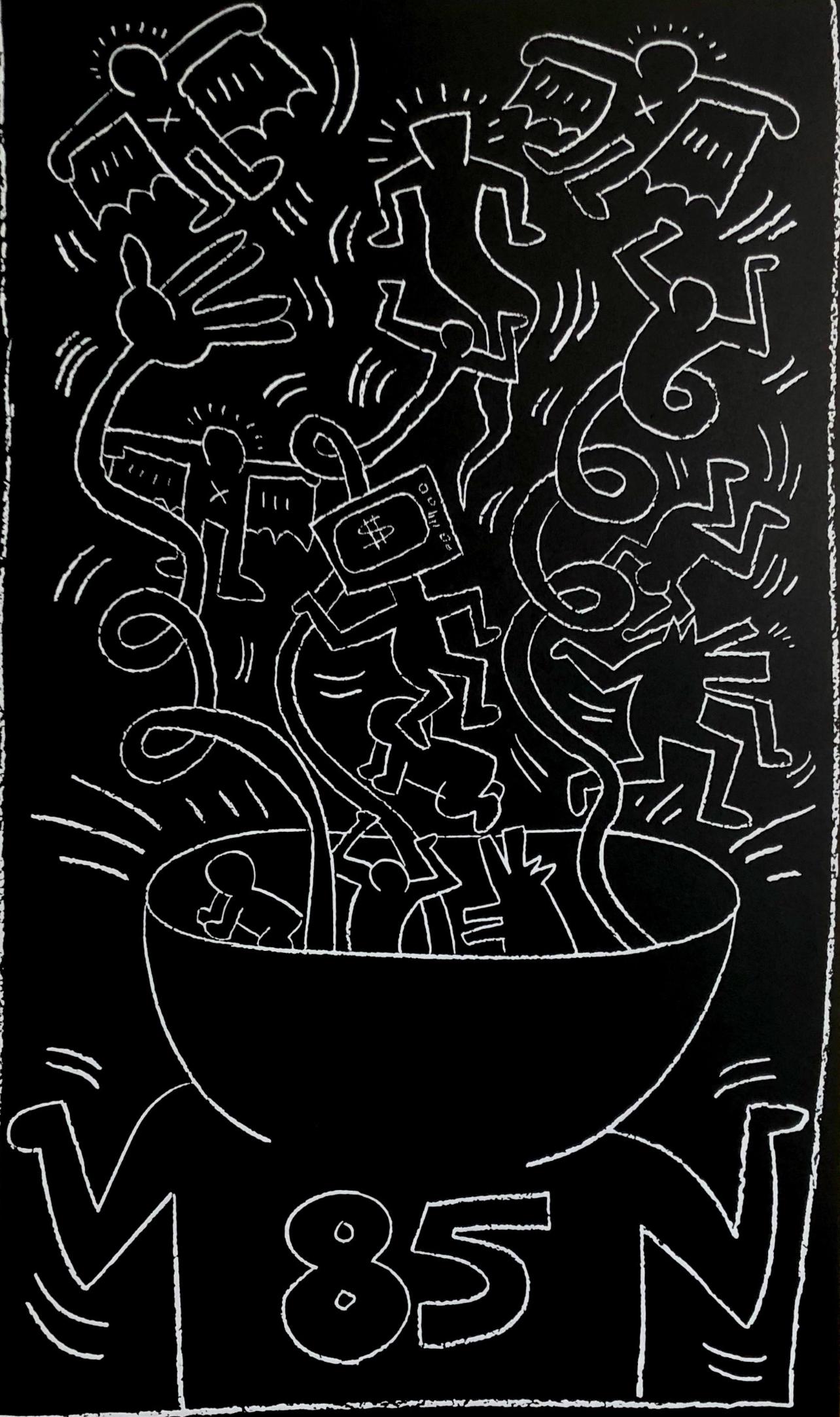 Haring, Future Primeval, 1990 (après) - Print de Keith Haring