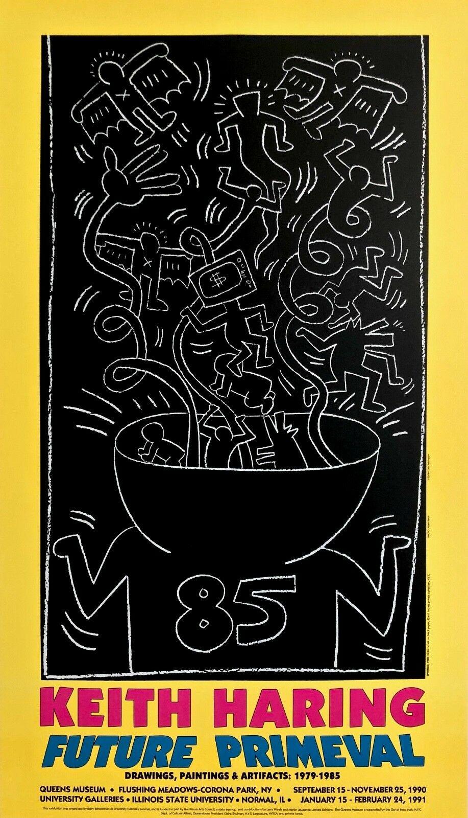 Keith Haring Figurative Print - Haring, Future Primeval