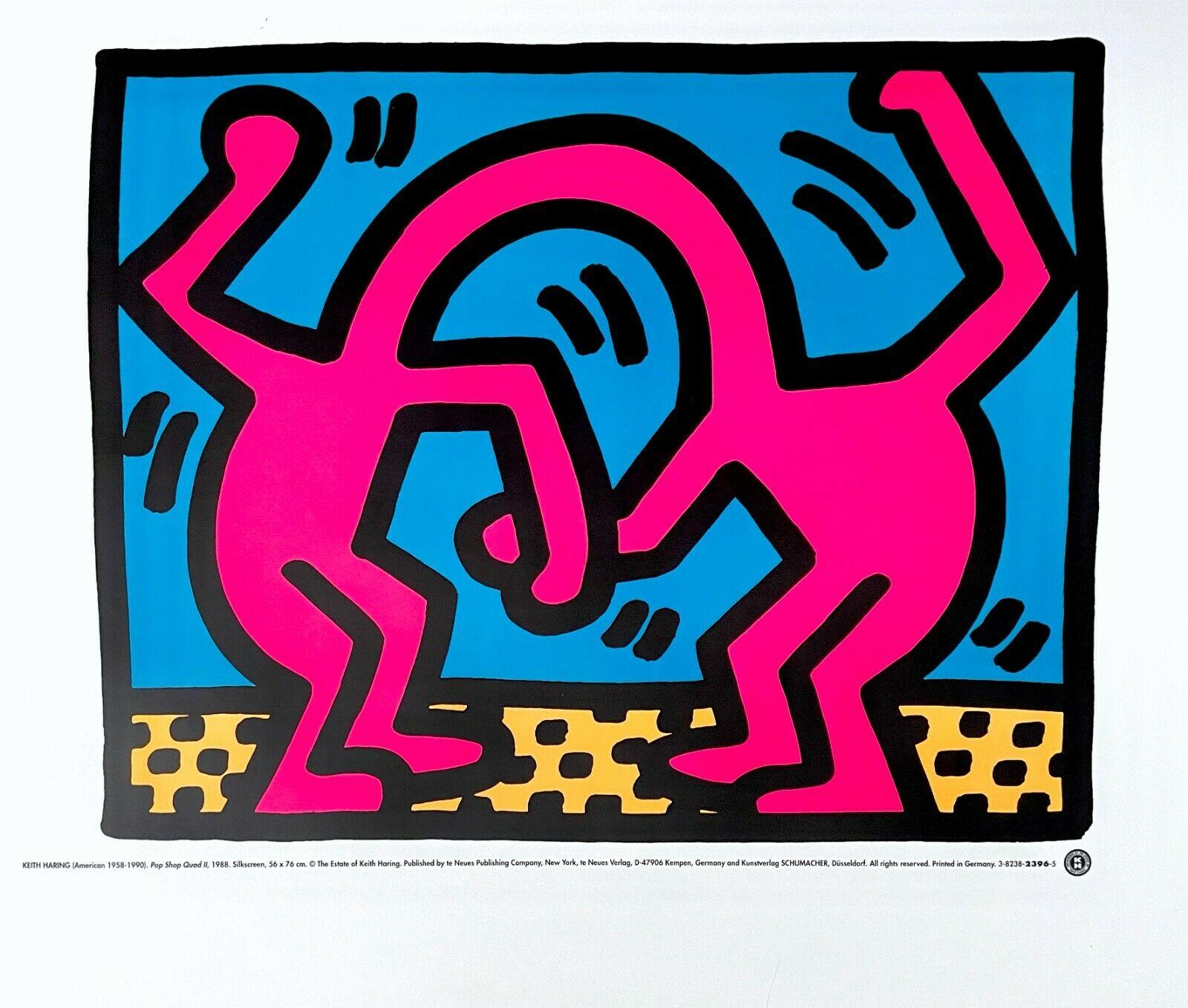 Haring, Pop Shop Quad II - Print by Keith Haring