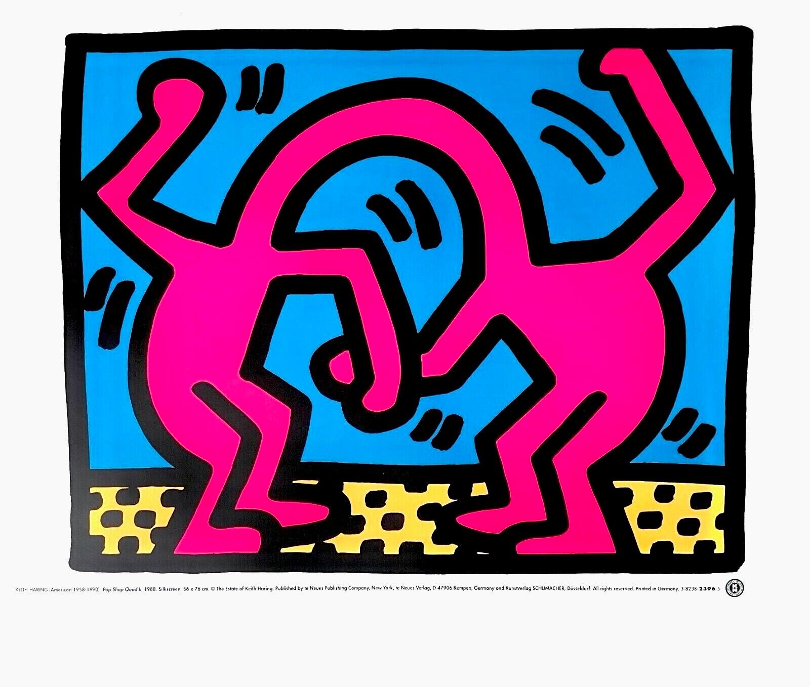 Haring, Pop Shop Quad II - Print by Keith Haring