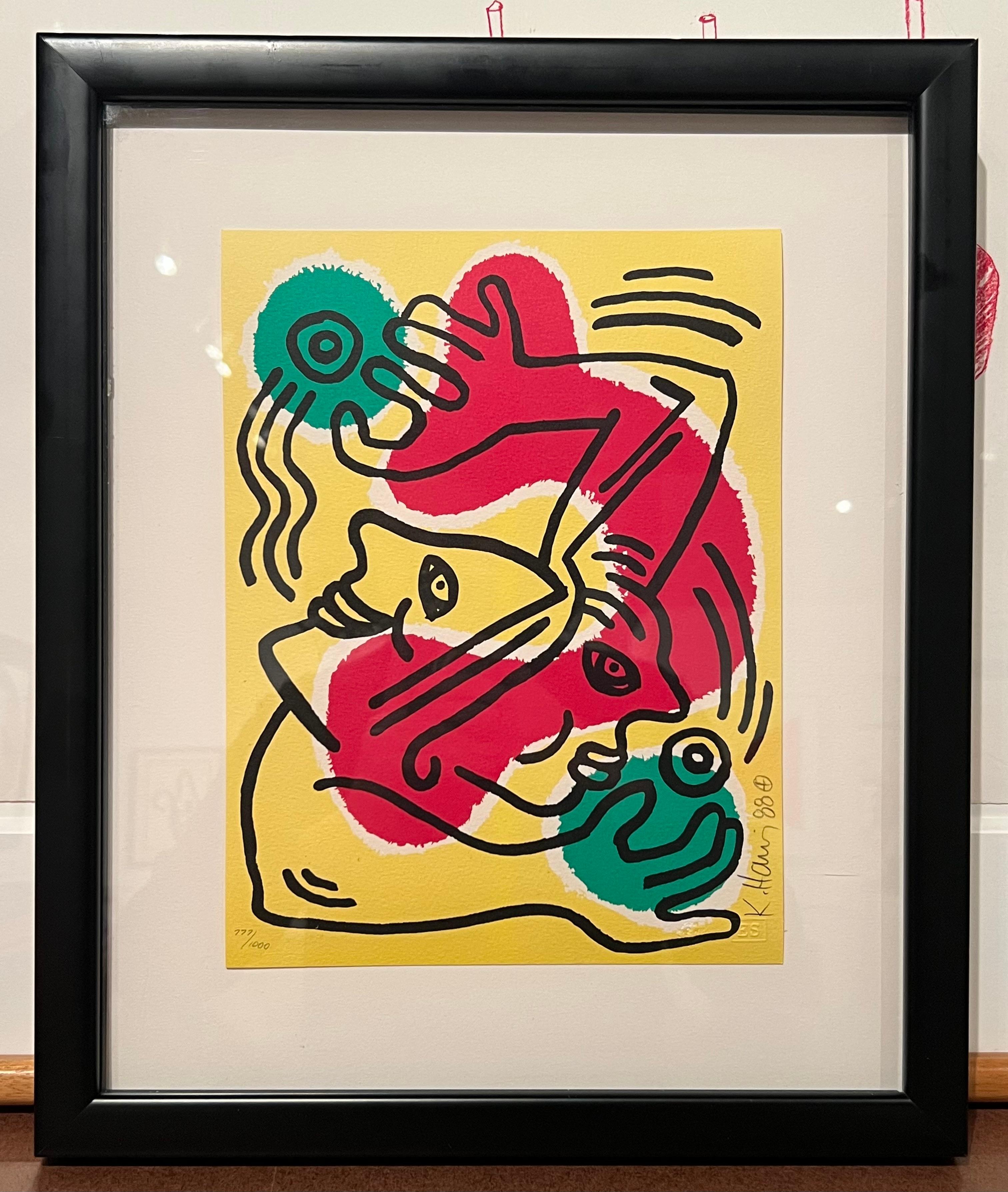 Internationaler Tag des Ehrenamtes – Print von Keith Haring