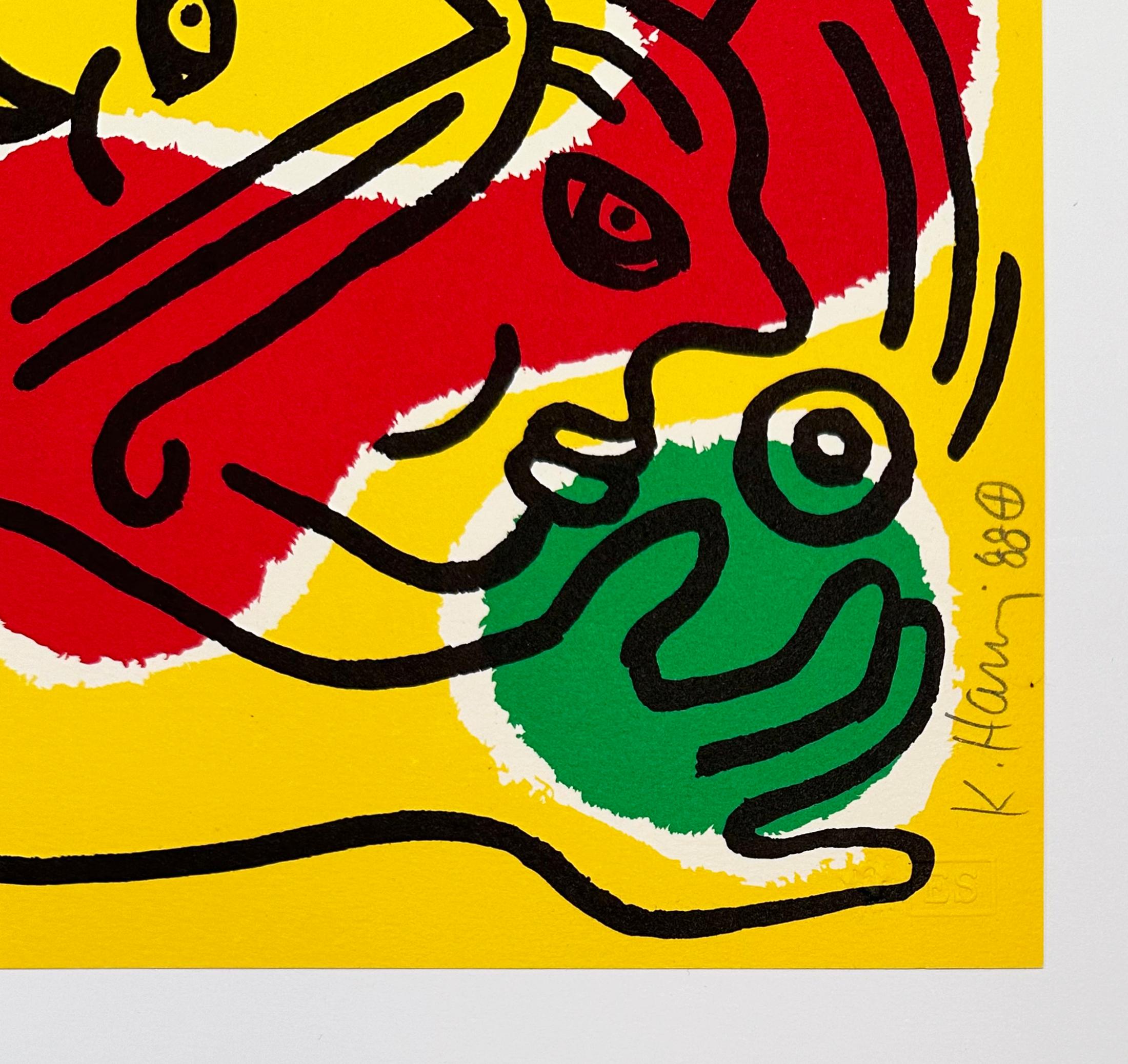 International Volunteer Day - Pop Art Print by Keith Haring