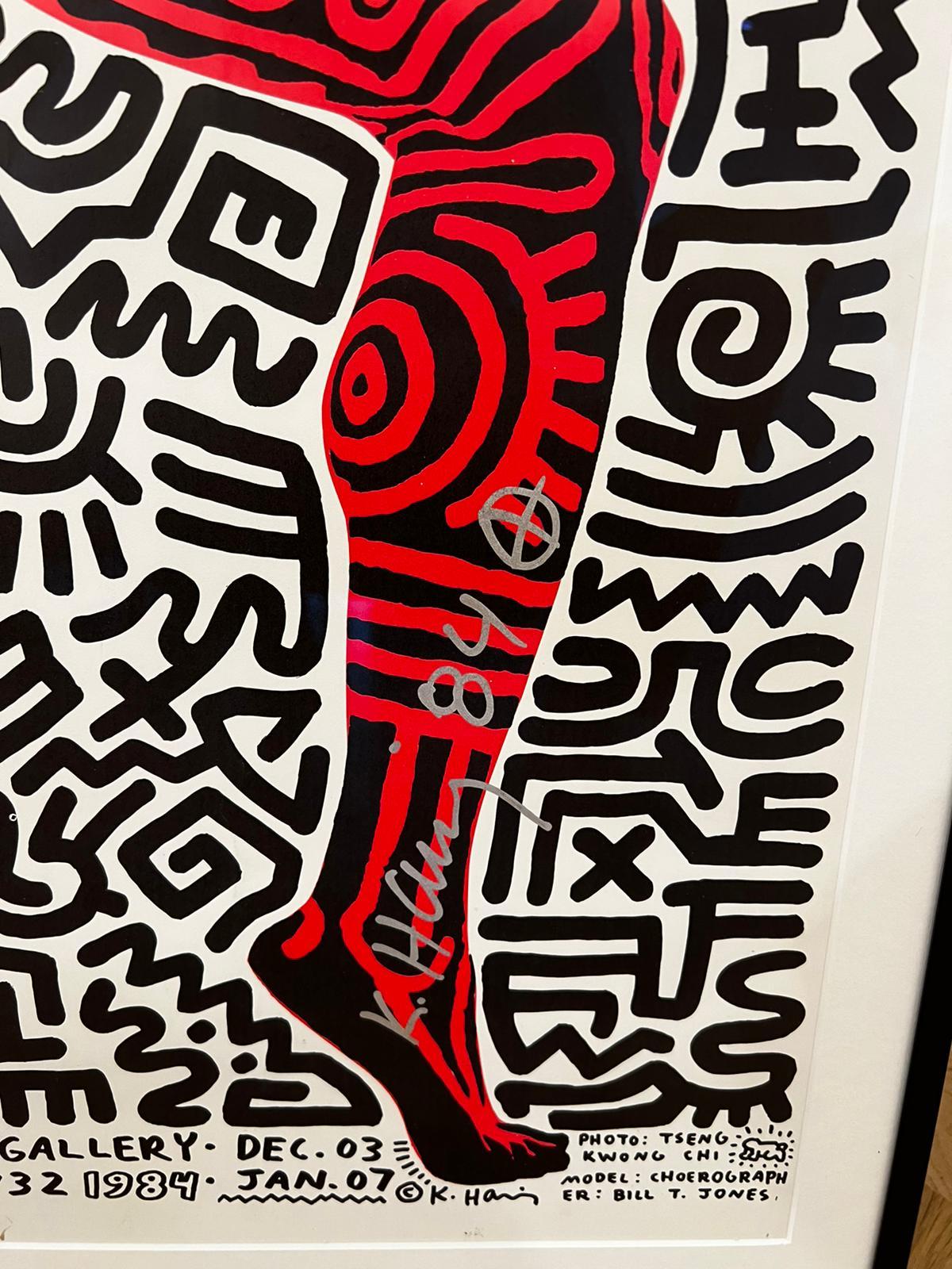 Into 84 - Impression de Keith Haring, signature rare 2