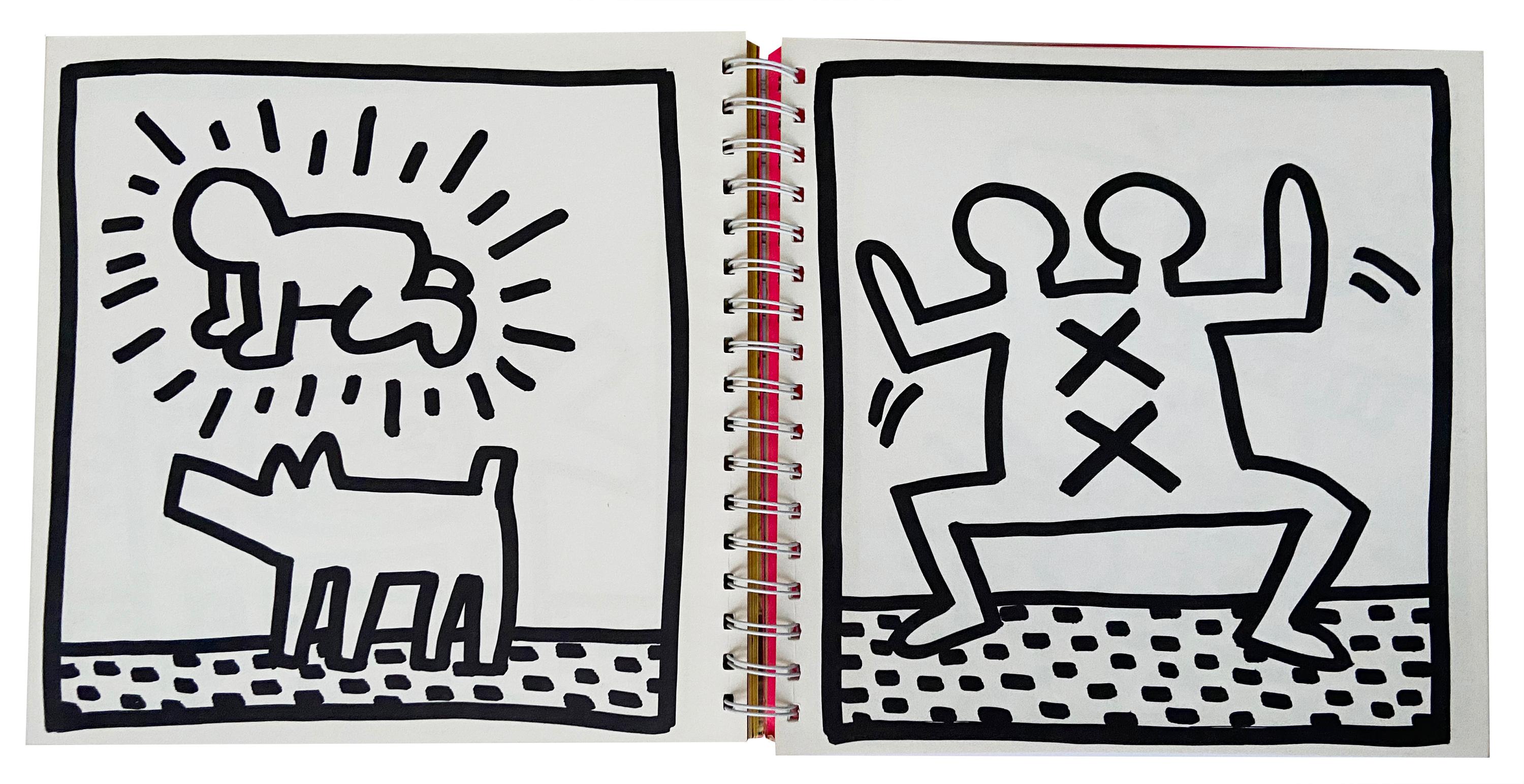 Keith Haring 1982 (catalogue en spirale Keith Haring Tony Shafrazi) en vente 7