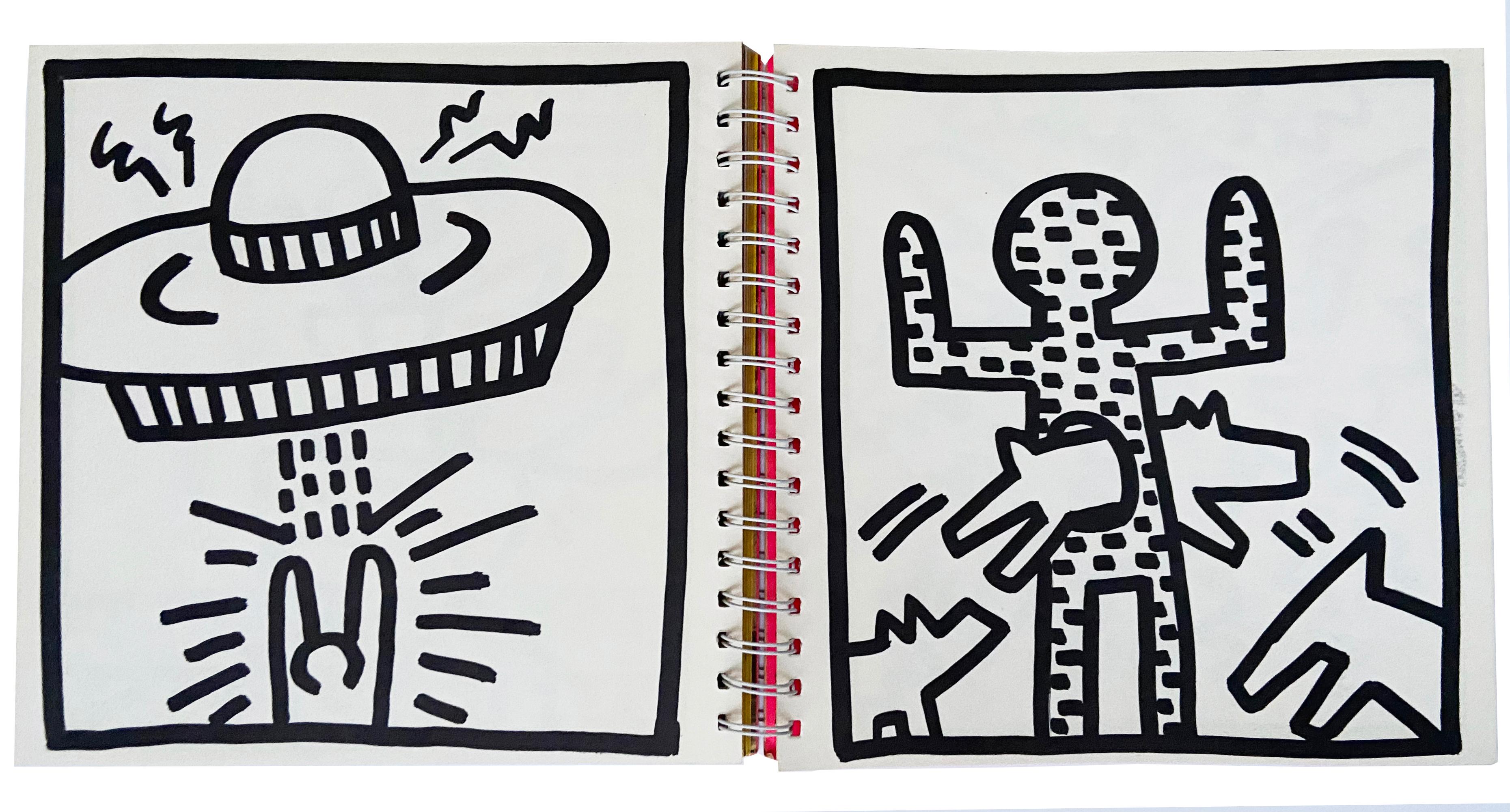 Keith Haring 1982 (catalogue en spirale Keith Haring Tony Shafrazi) en vente 9