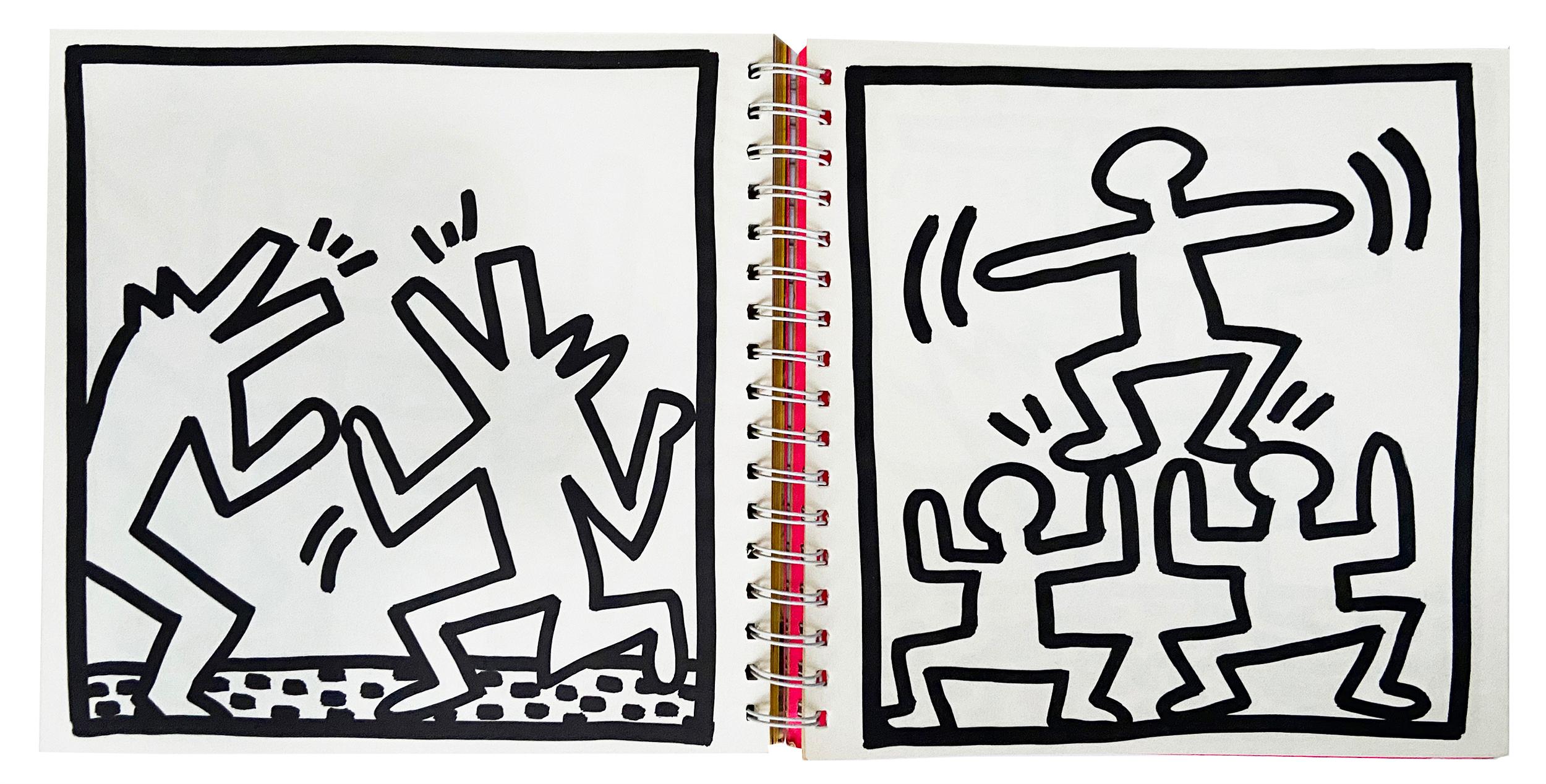 Keith Haring 1982 (catalogue en spirale Keith Haring Tony Shafrazi) en vente 5