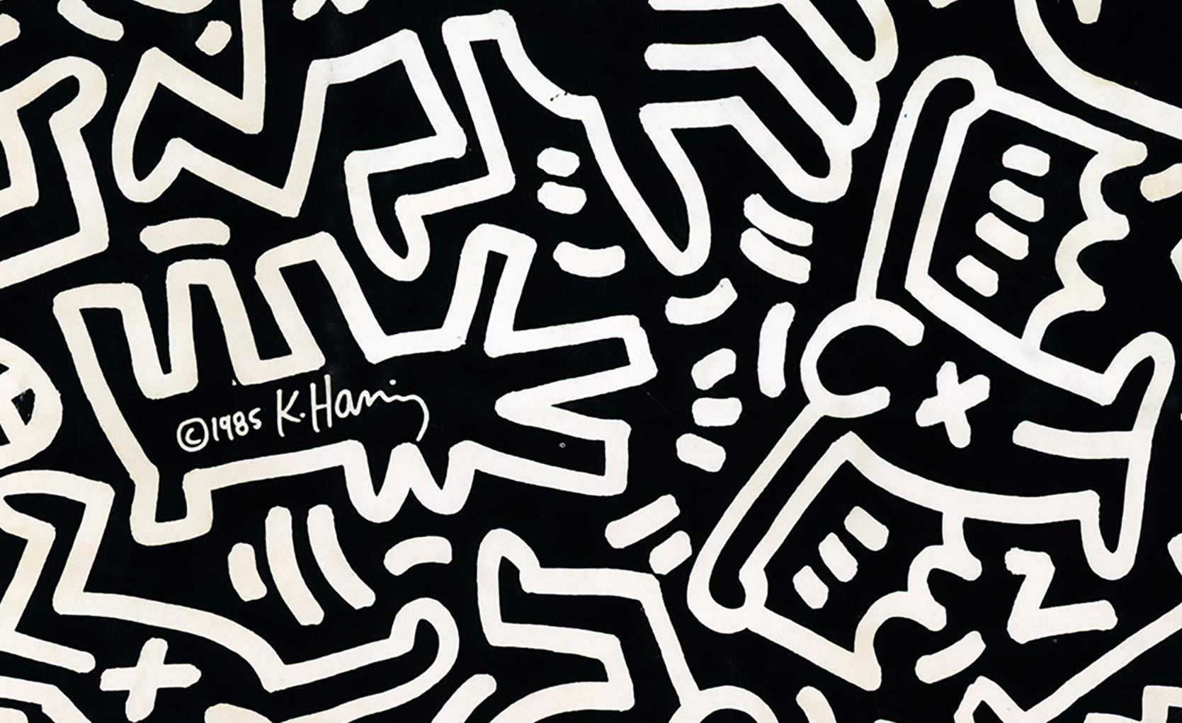 keith haring wallpaper iphone