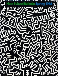 Keith Haring 1986 cover art (Keith Haring new school)