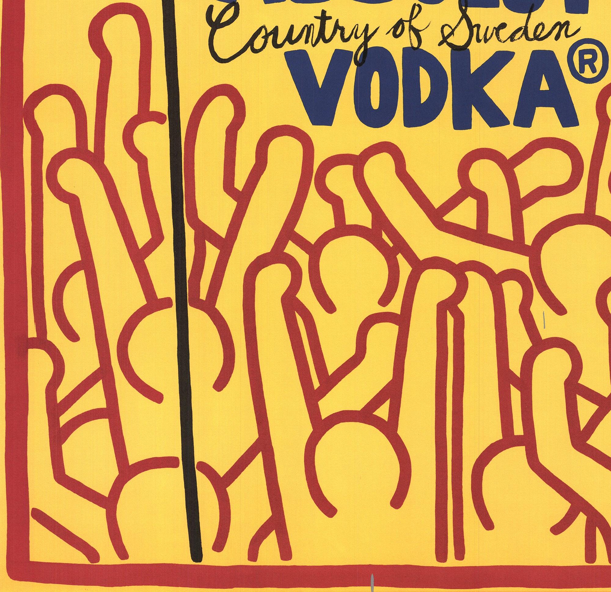 absolut vodka keith haring