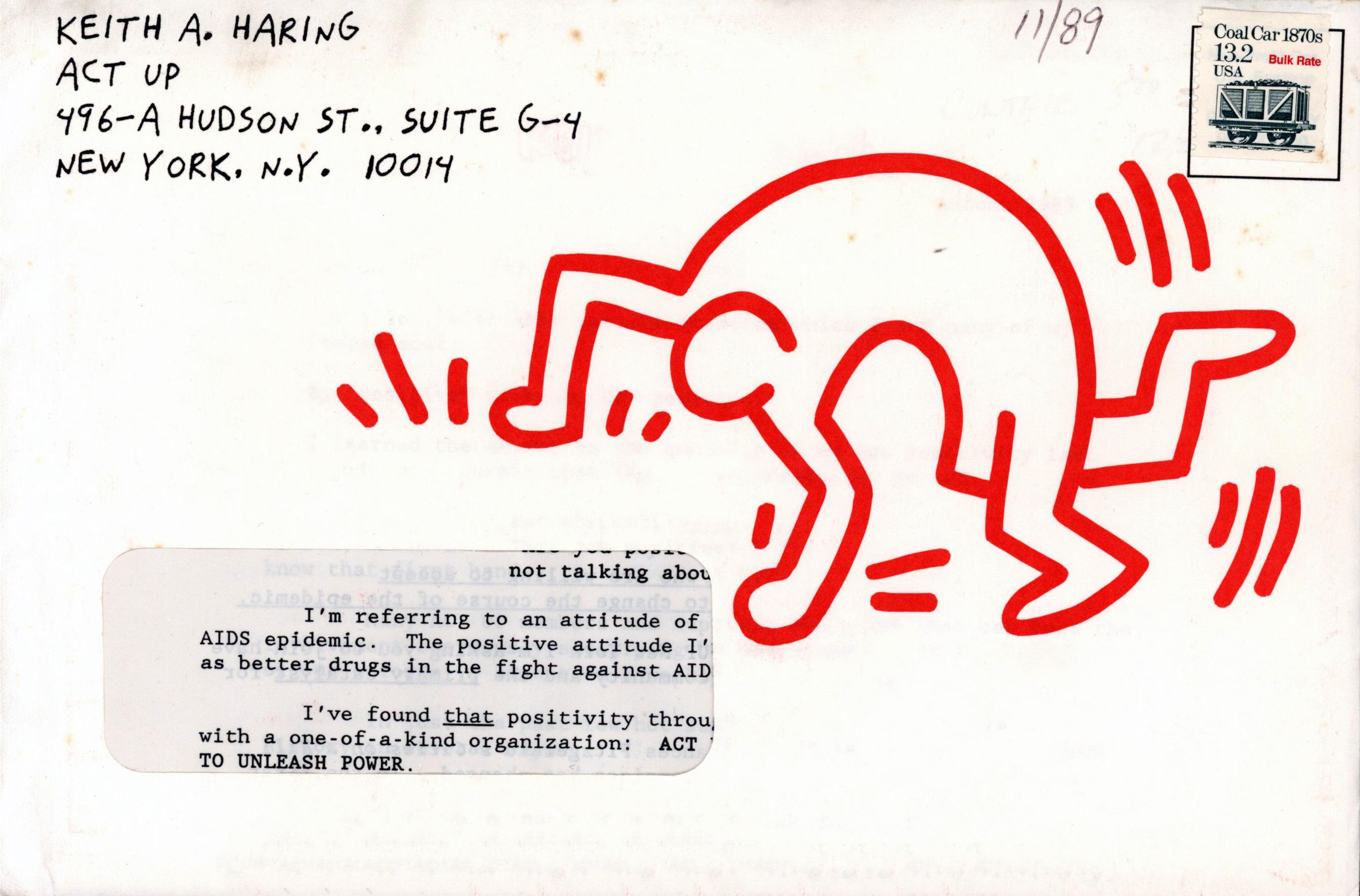 Keith Haring Act Up 1989 Maler (Keith Haring Aktivist) im Angebot 1
