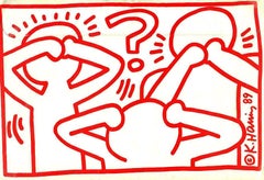 Keith Haring Act Up 1989 mailer (Keith Haring activist)