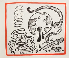Keith Haring "Contra viento y marea" 1990