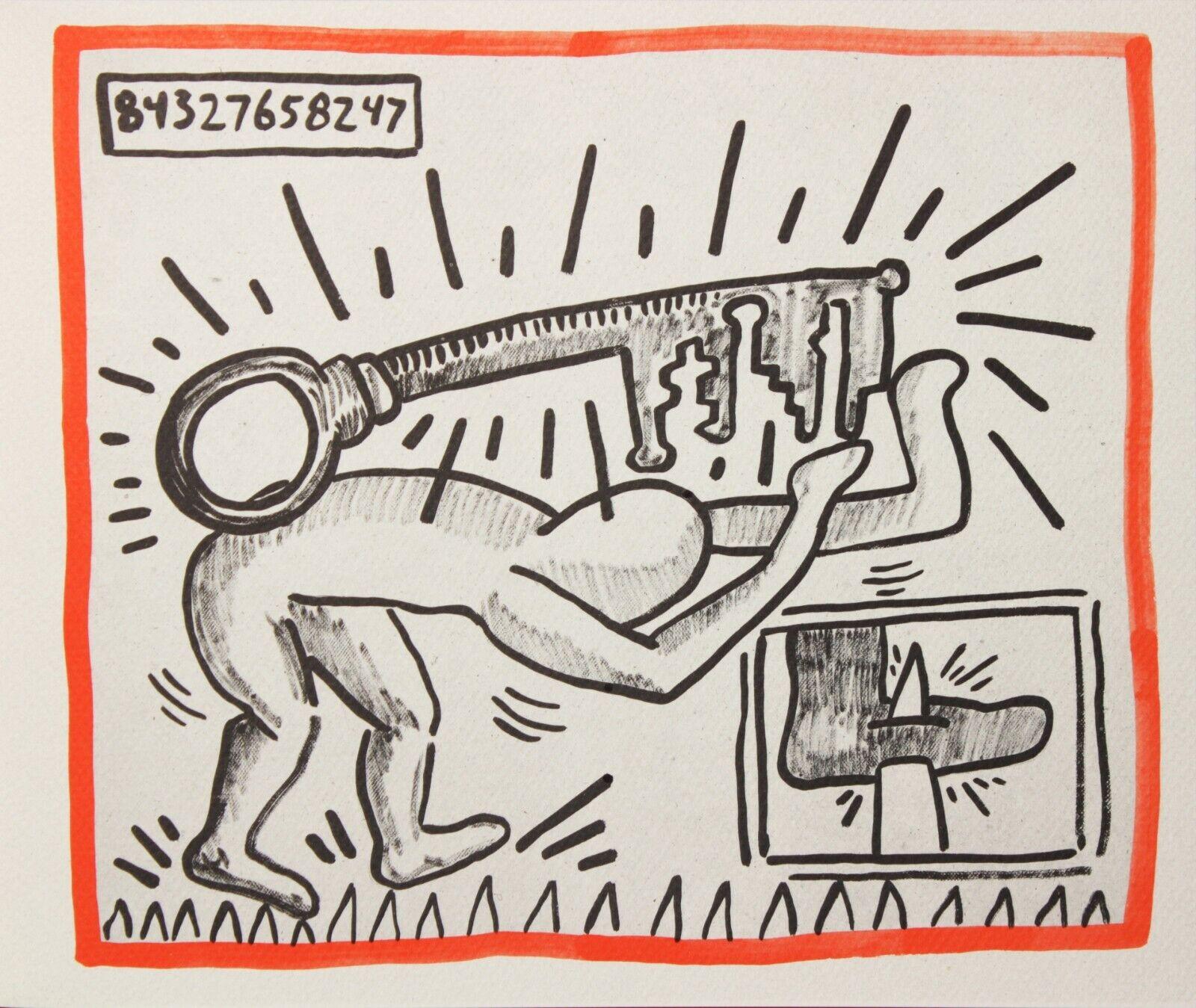 Keith Haring "Against all odds" 1990
