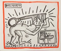 Vintage Keith Haring "Against all odds" 1990
