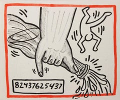 Keith Haring "Against all odds" 1990