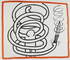 Keith Haring "Against all odds" 1990