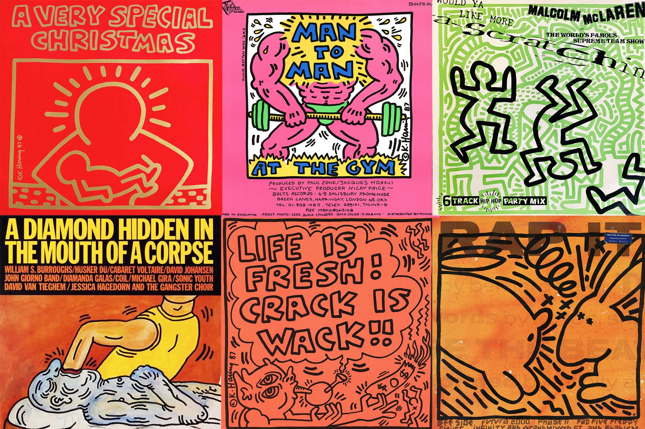 Album de couverture Keith Haring : ensemble de plus de 15 œuvres (1983-1988) en vente 2