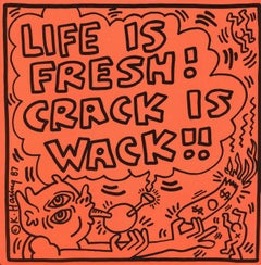Vintage Keith Haring Album Cover Art: set of 15+ works (1983-1988)