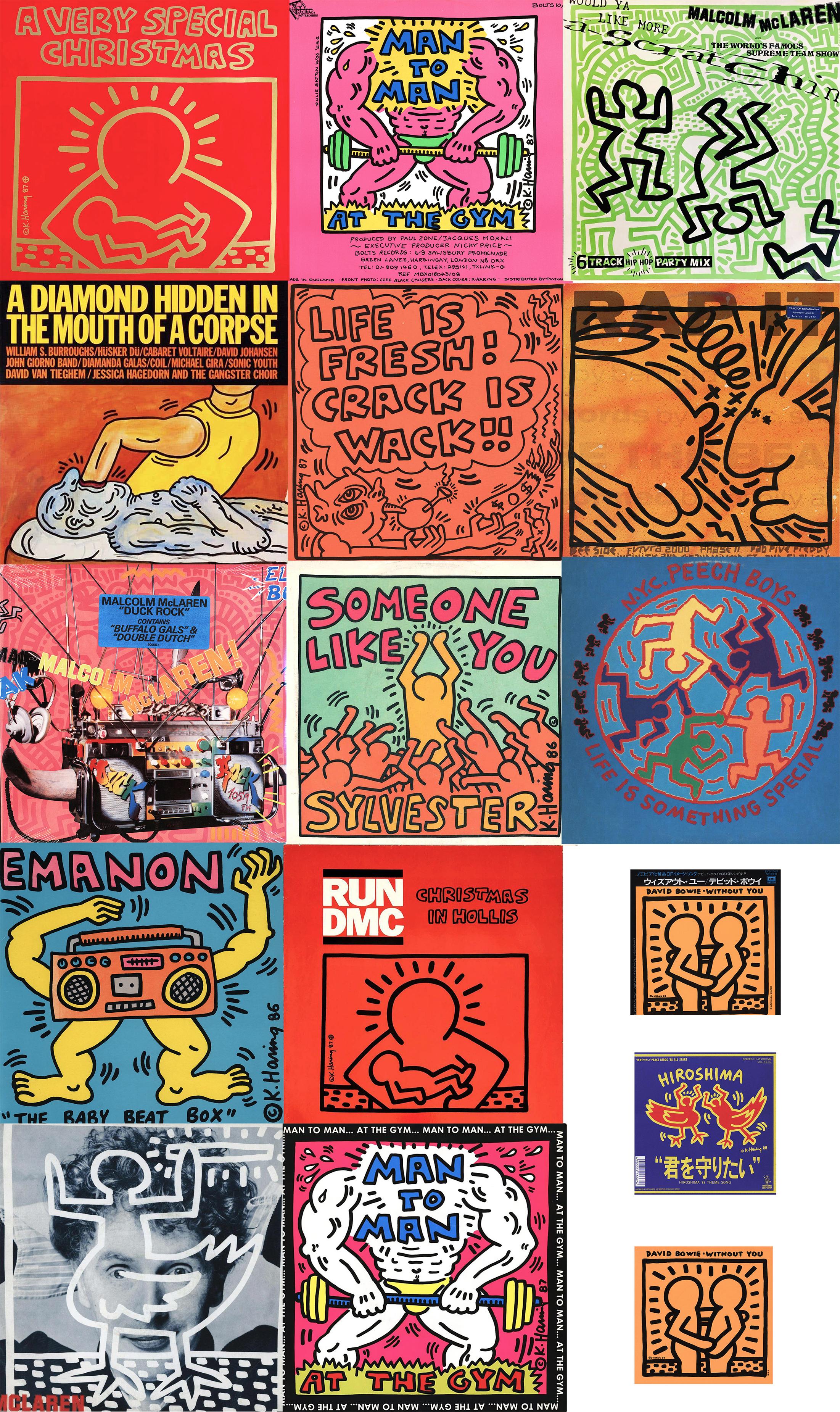 Album de couverture Keith Haring : ensemble de plus de 15 œuvres (1983-1988) en vente 1