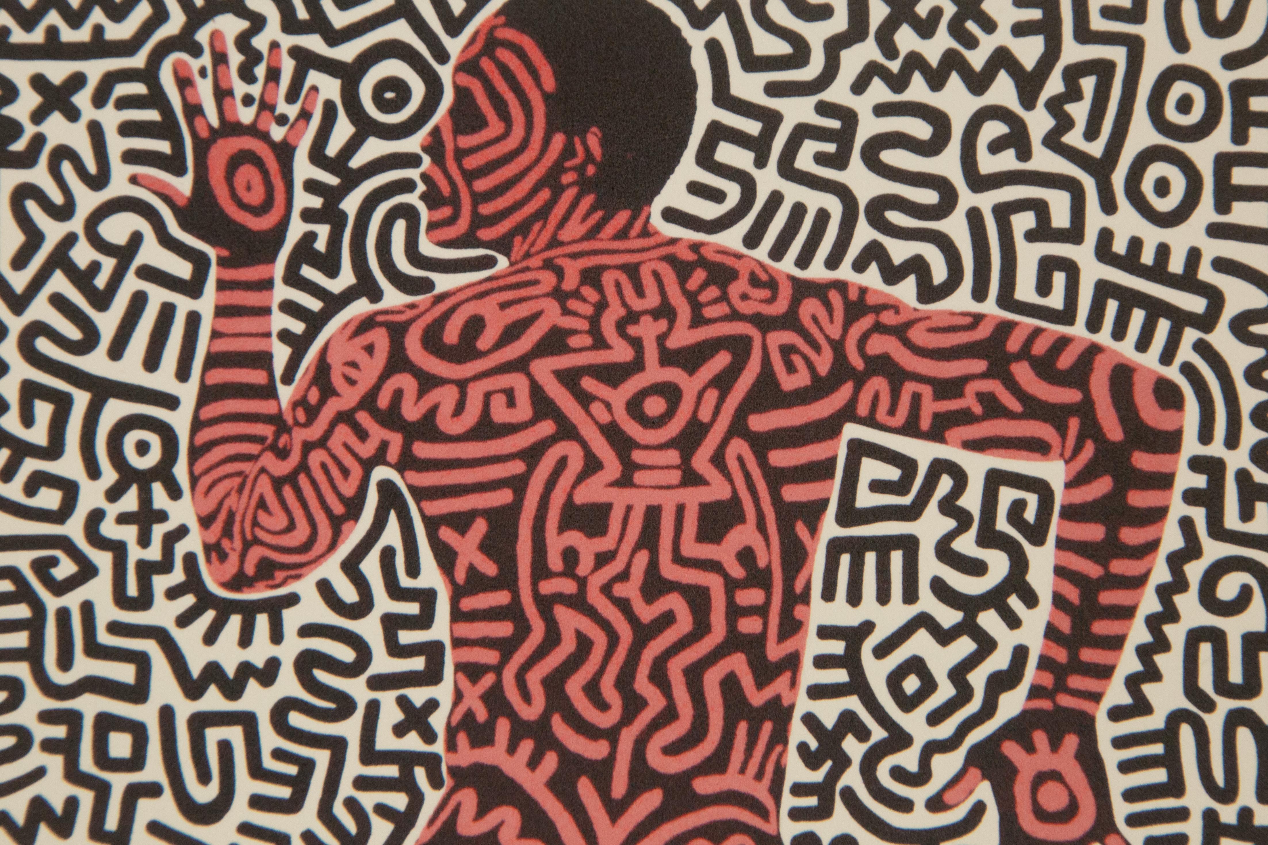 Keith Haring ( American, 1958 - 1990 ) Pop Art Limited Edition Lithograph For Sale 4