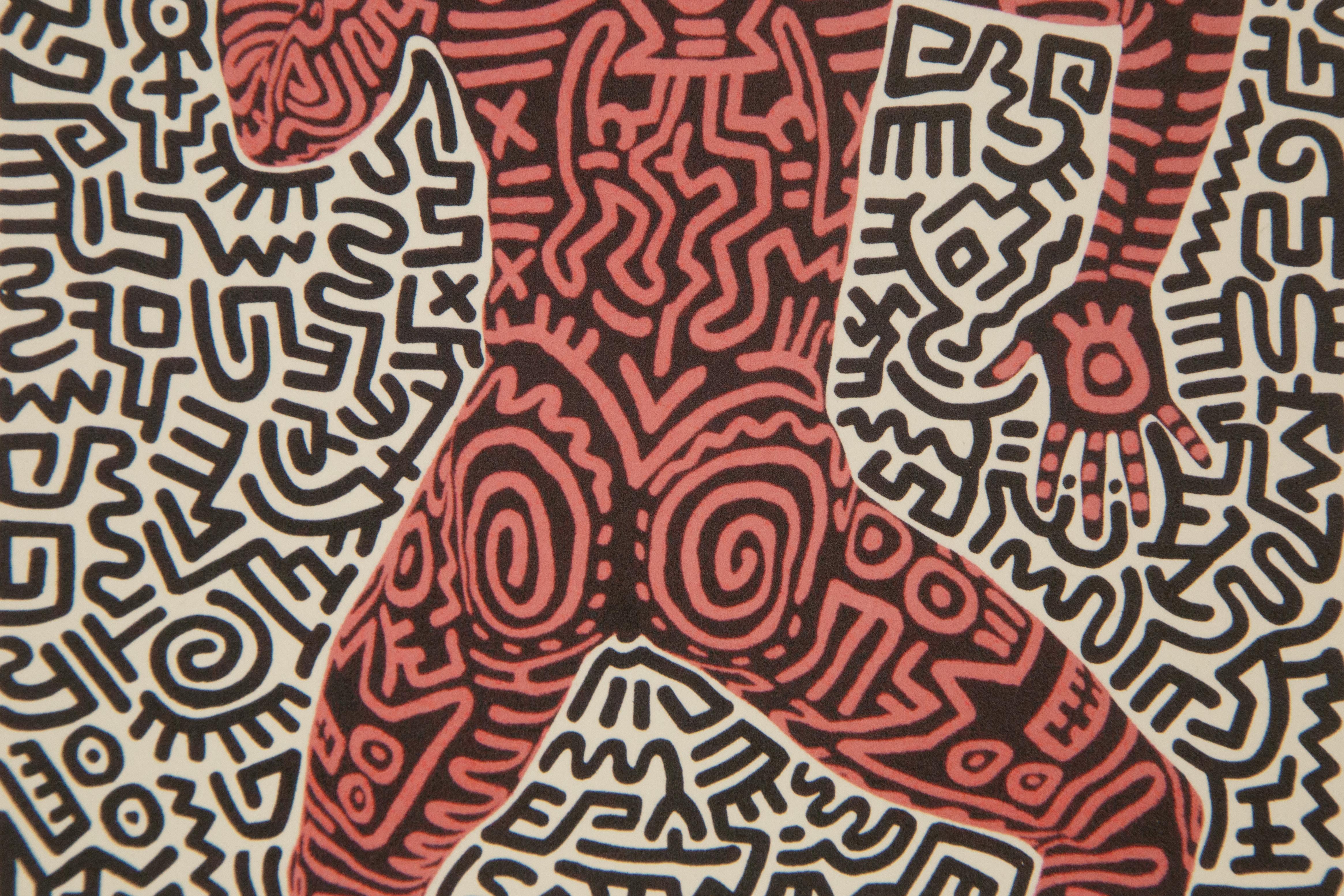 Keith Haring ( American, 1958 - 1990 ) Pop Art Limited Edition Lithograph For Sale 5