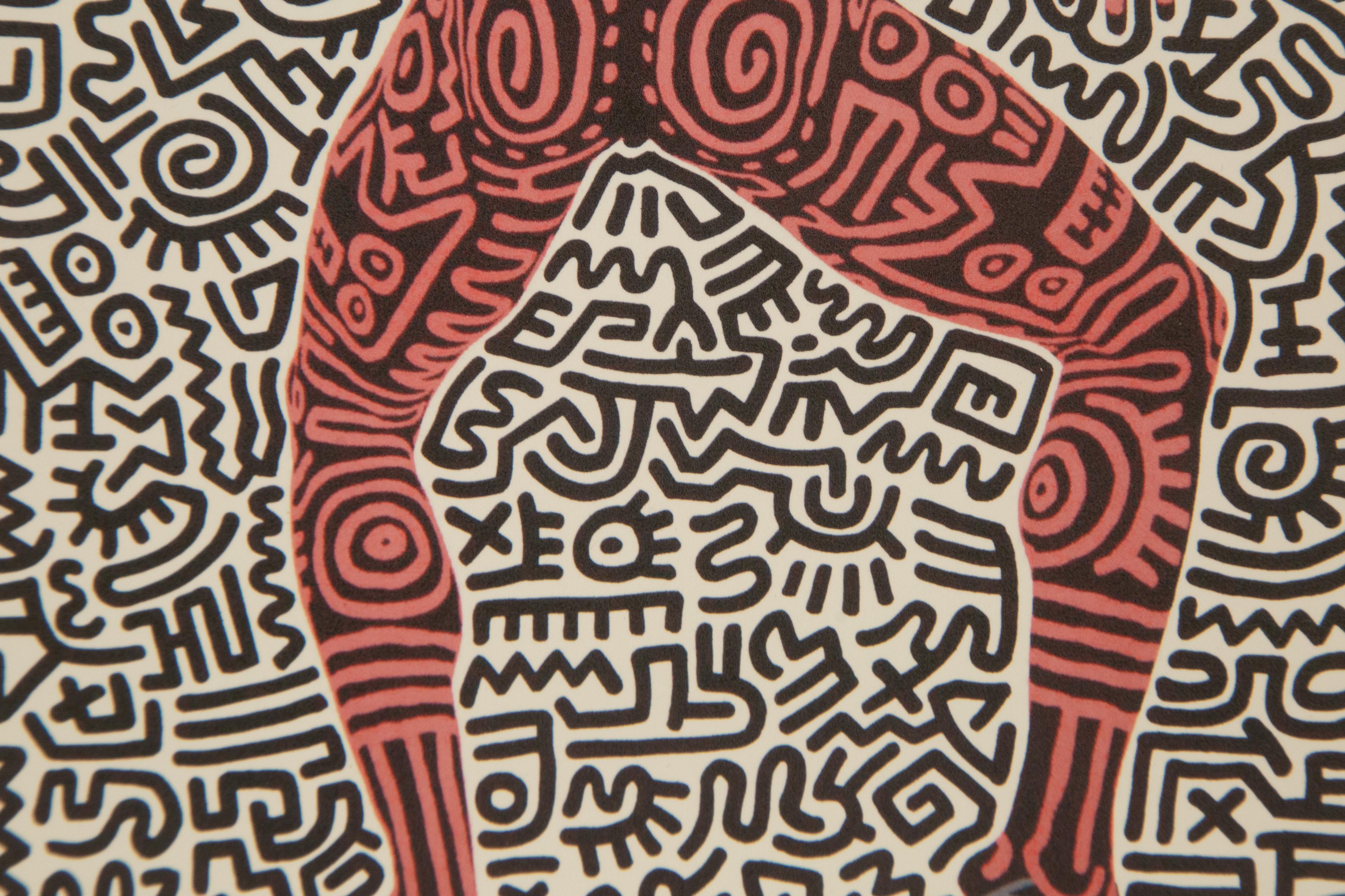 Keith Haring ( American, 1958 - 1990 ) Pop Art Limited Edition Lithograph For Sale 6