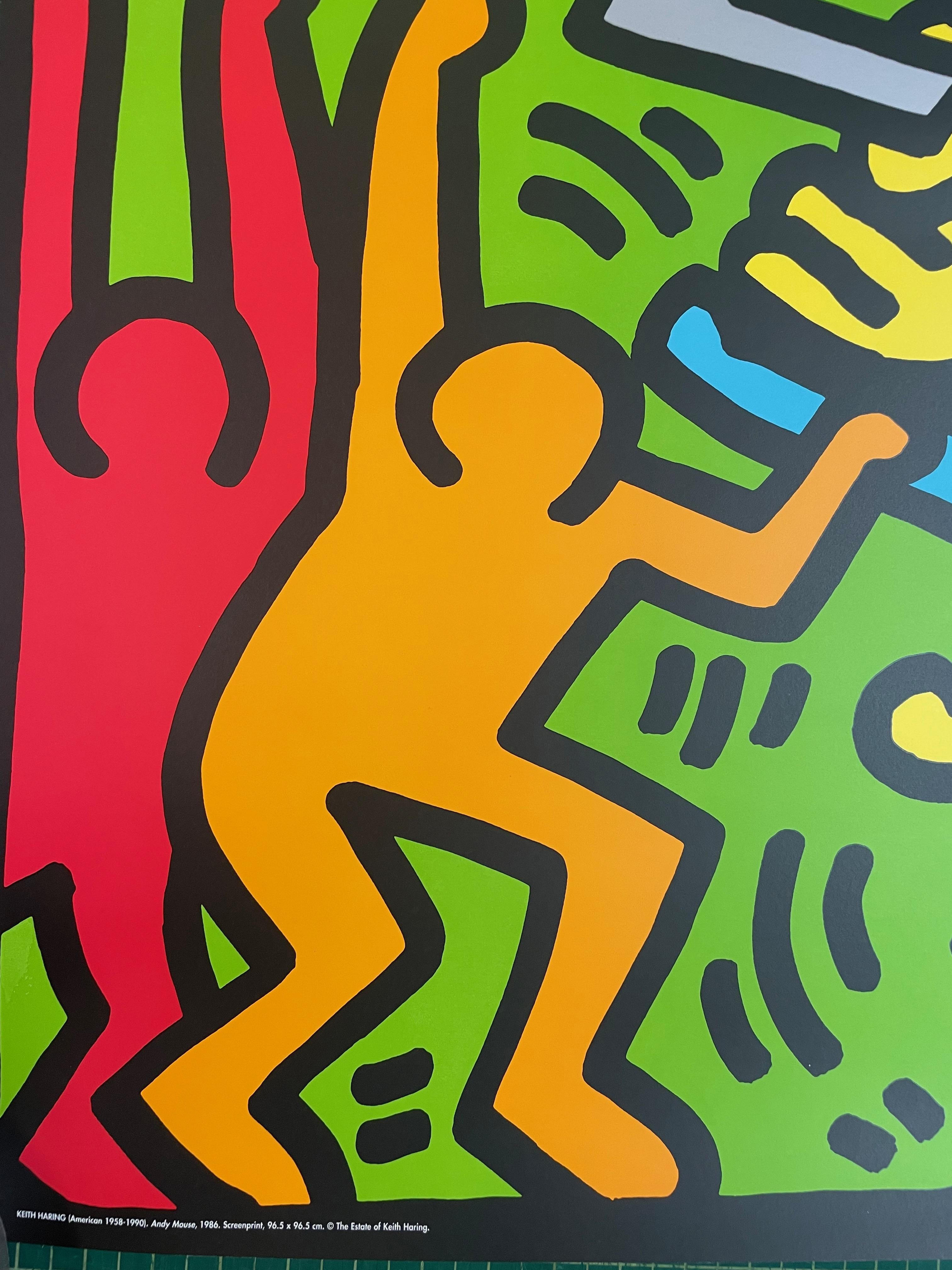 Keith Haring 'Andy Mouse' Vintage Pop Art For Sale 5